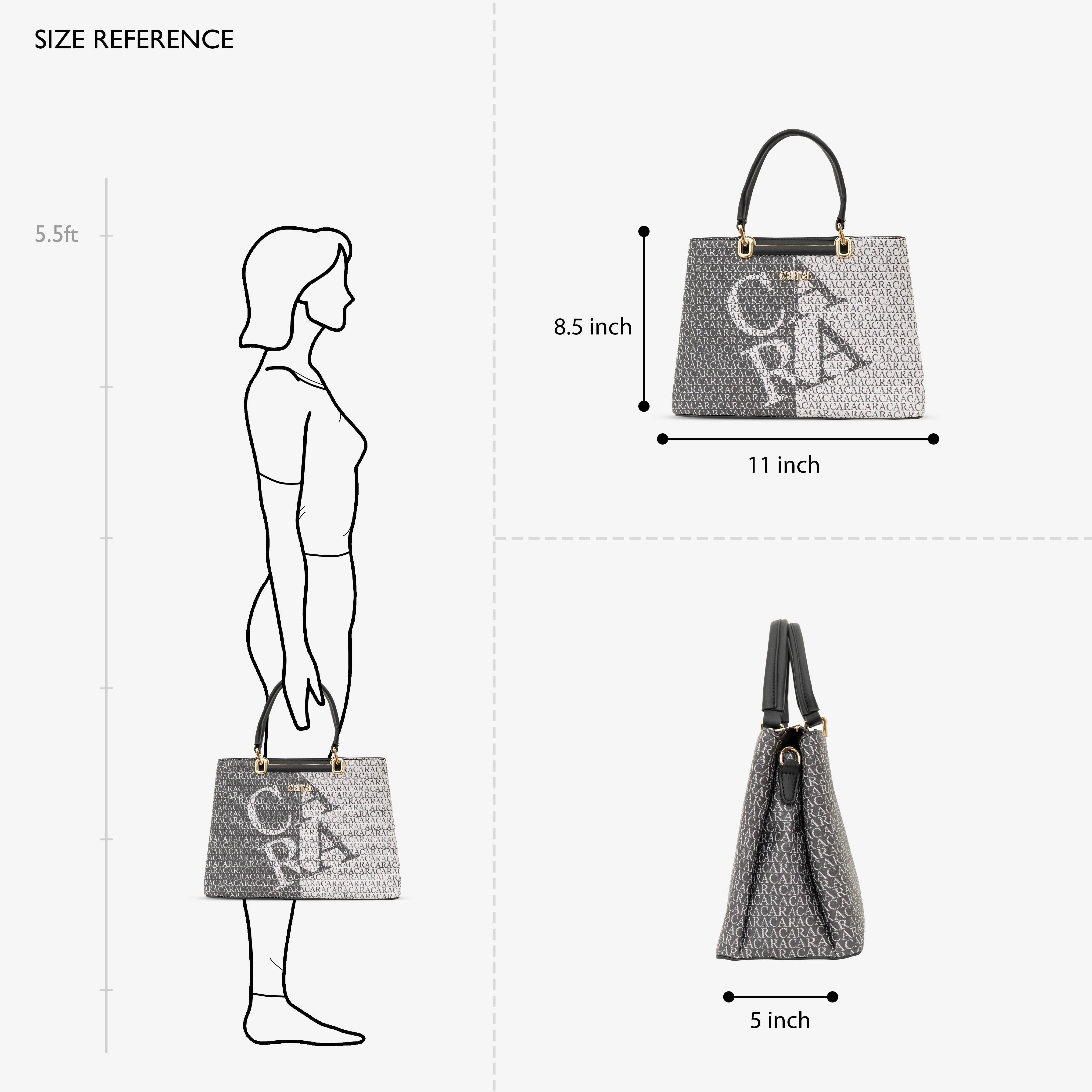 Black Signature Edition Handbag | Cara