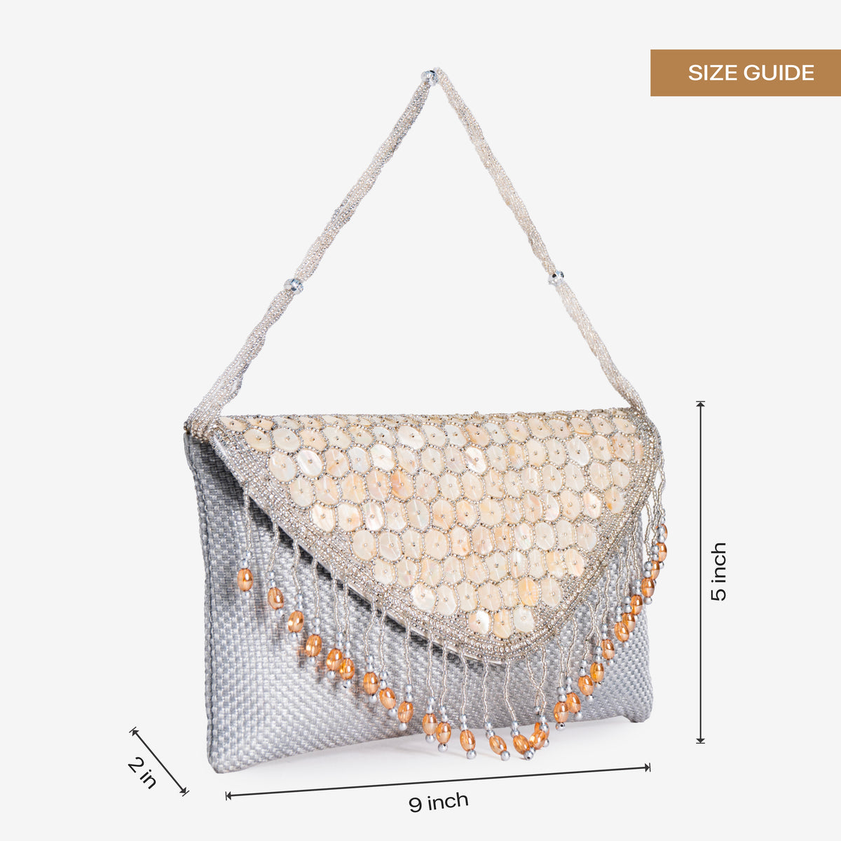 Glided Jhalar Gala Purse
