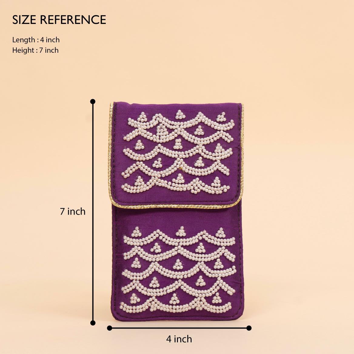 Pearl Crest Mobile Pouch