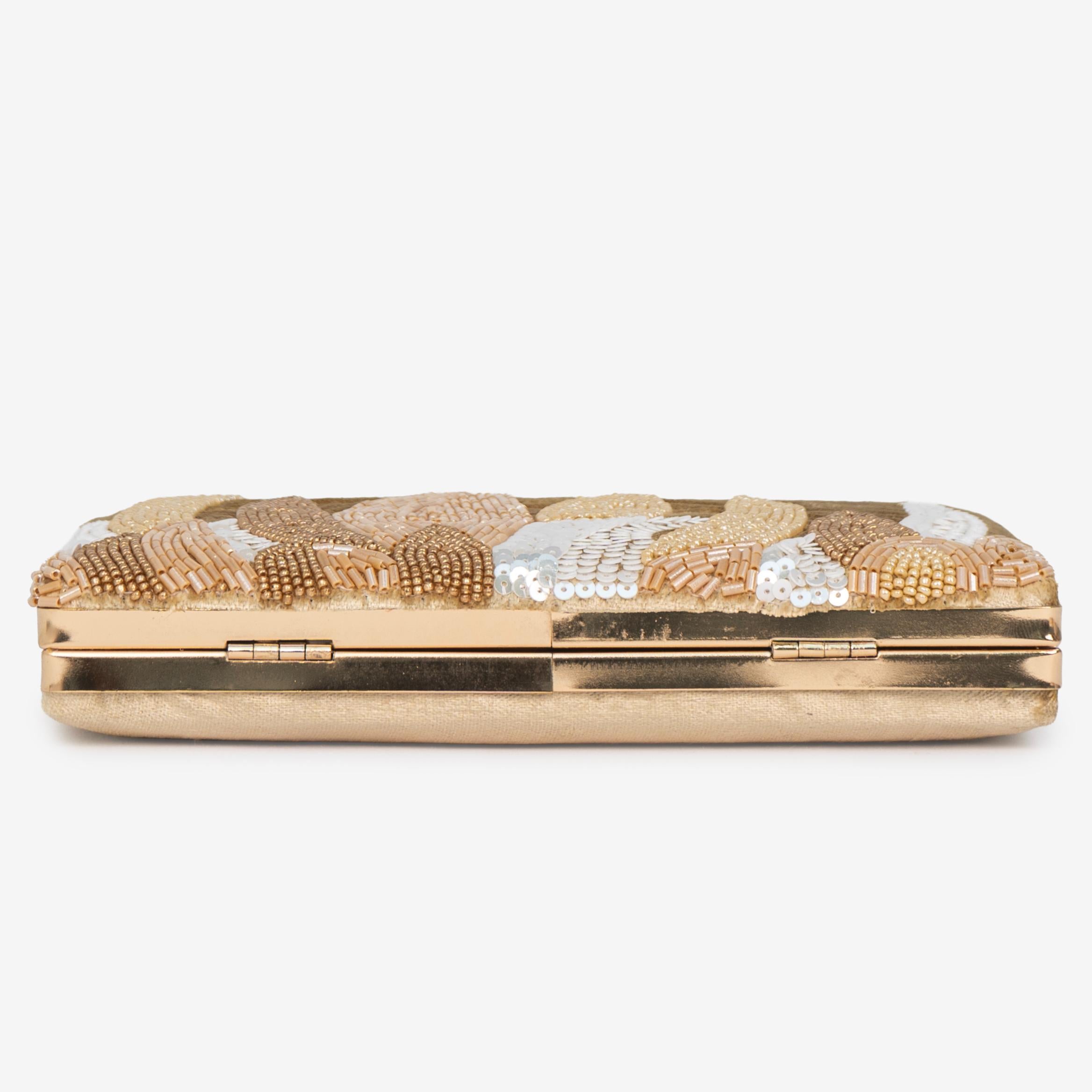 Ivory Palm Clutch