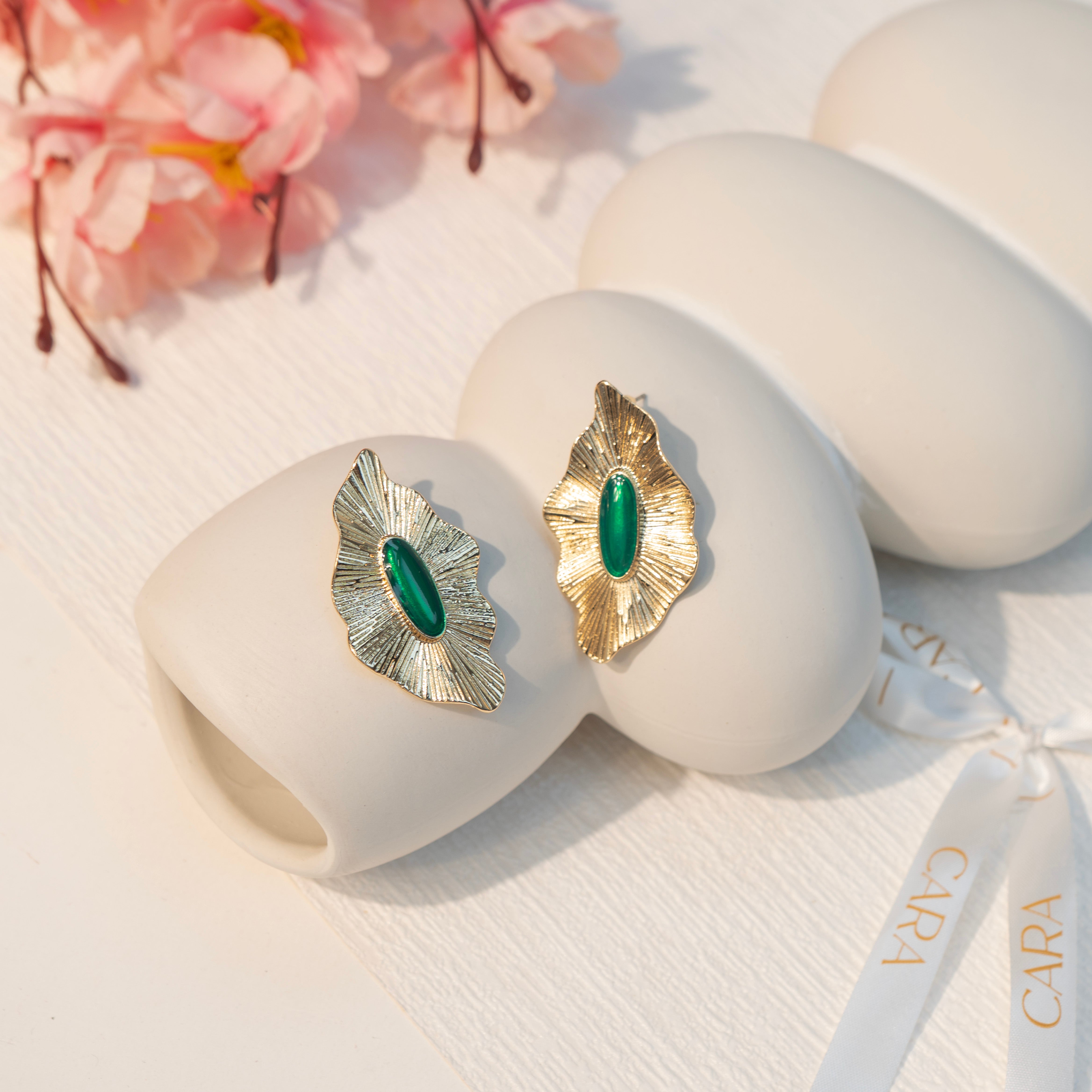 Lustre Petal Earrings
