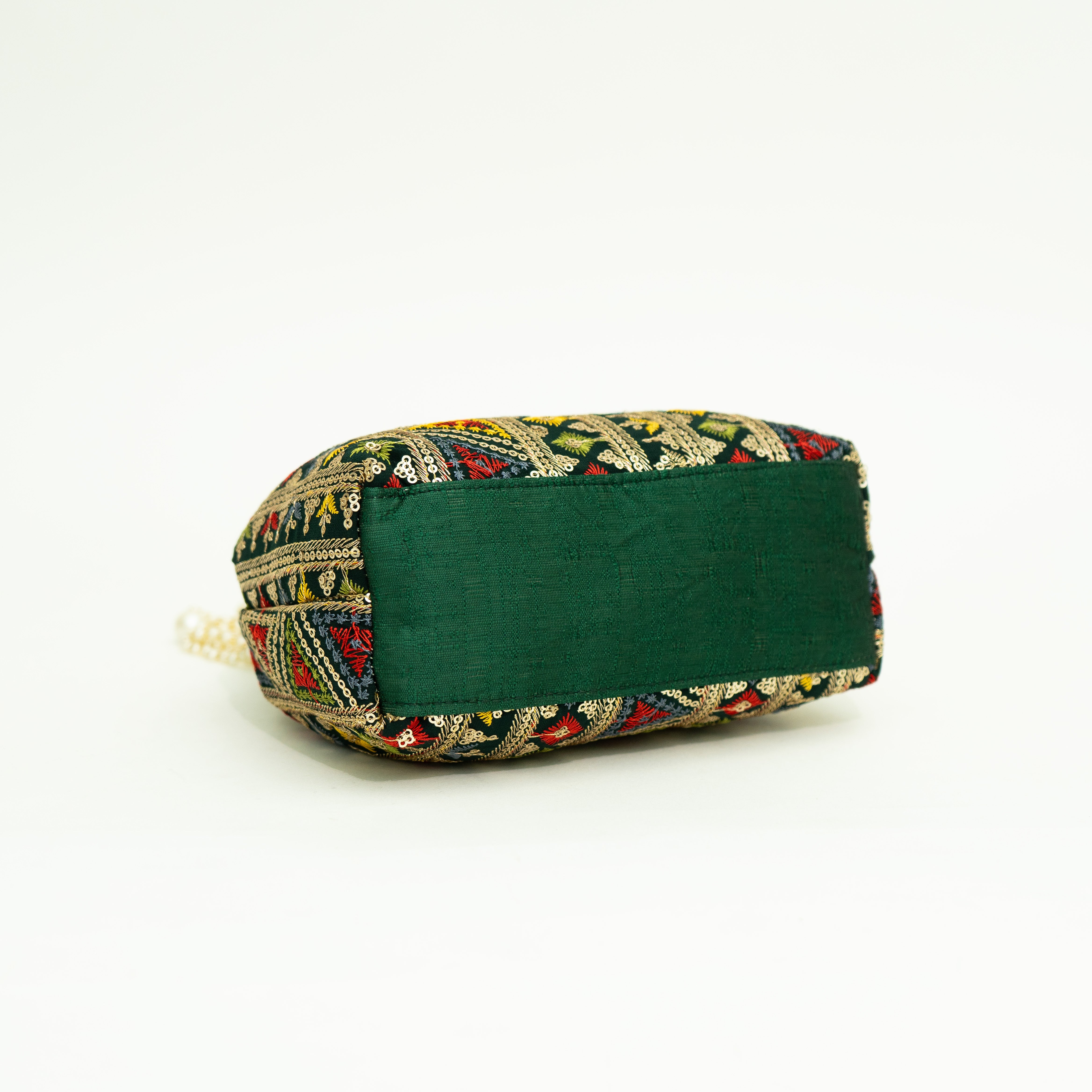 Green Exclusive Ethnic Handy Potli
