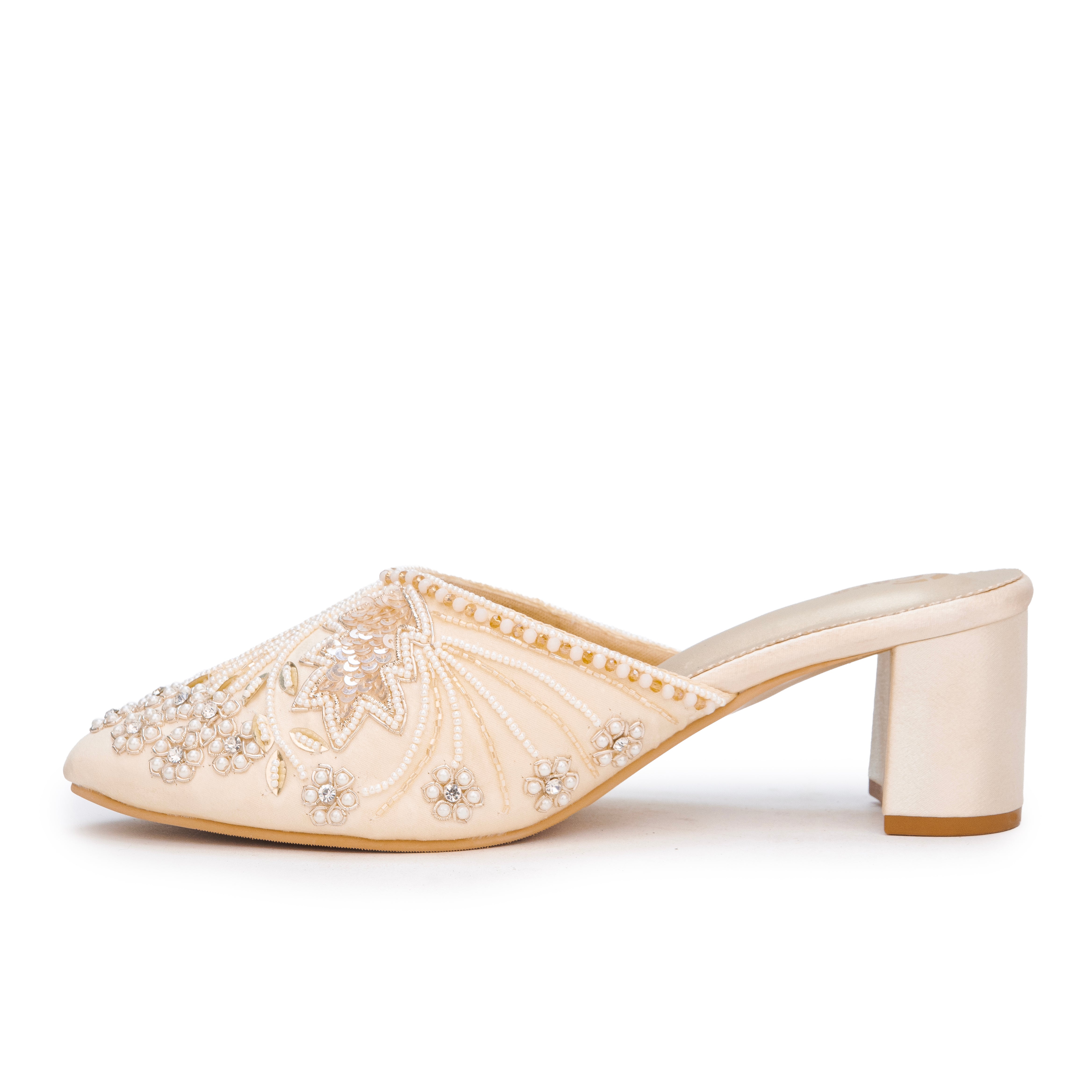 Festive Glide Beaded Heels