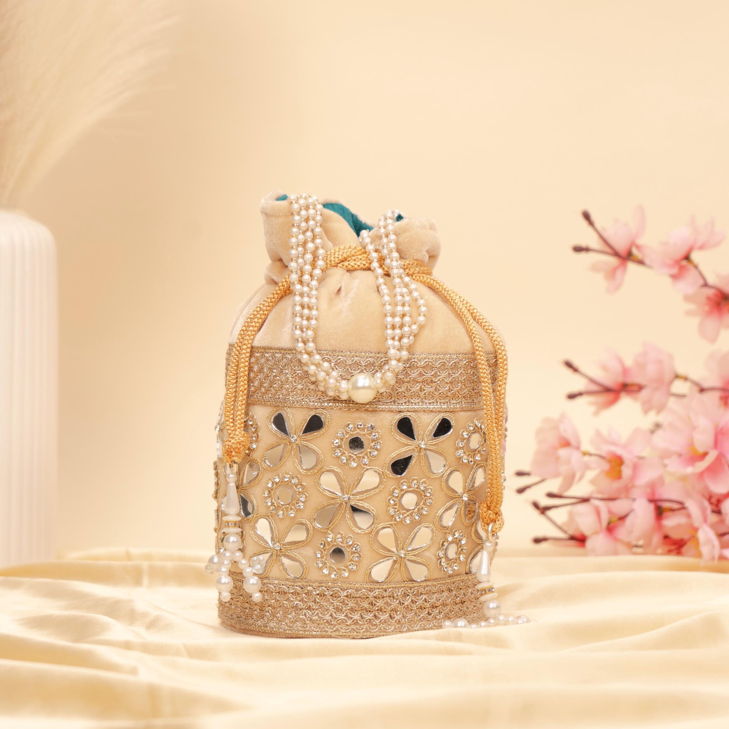 Royal Velvet Shimmer Potli