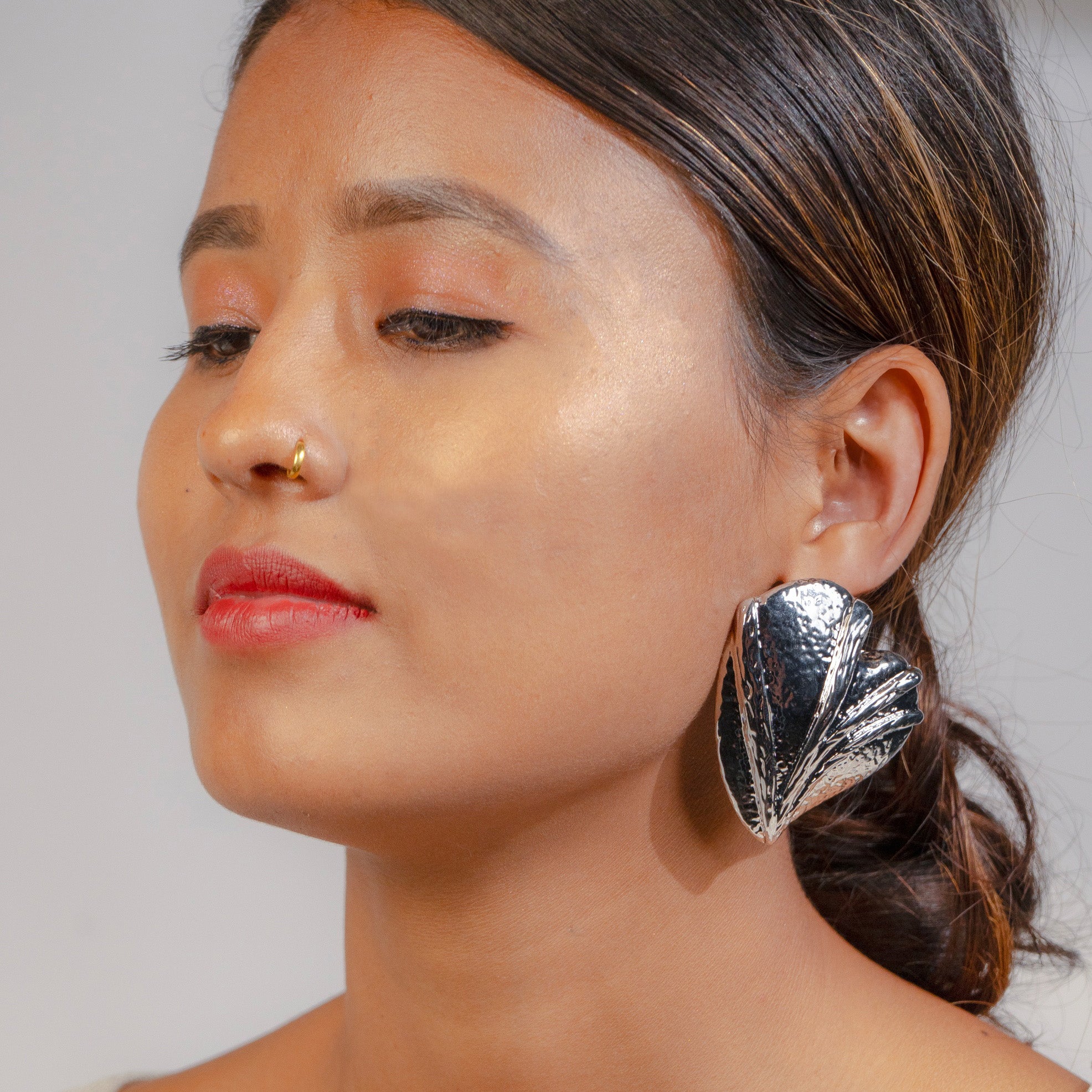 Velour Heart Earrings