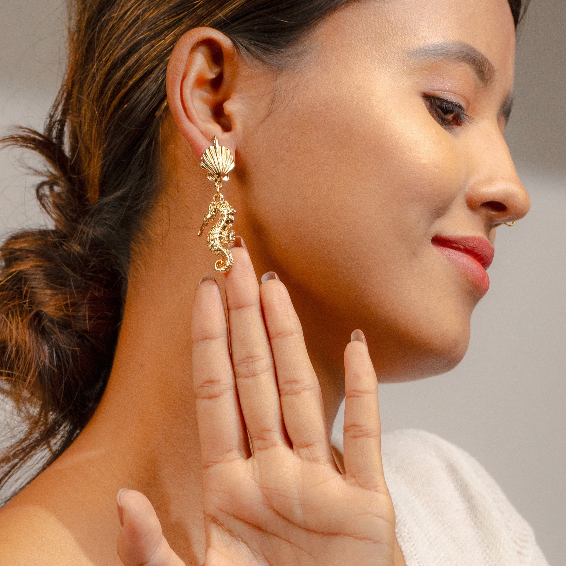 Celeste Drape Earrings
