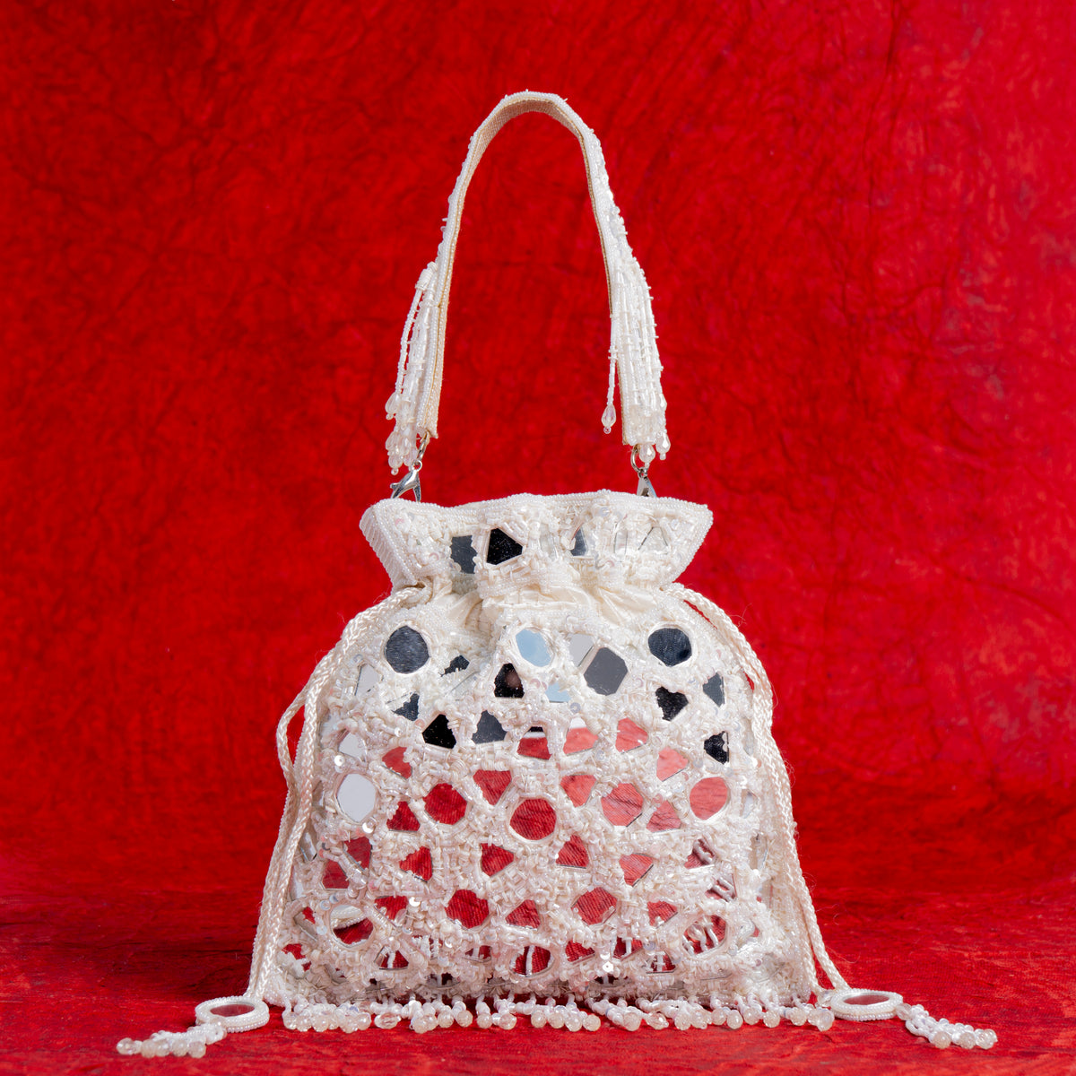 Reflective Beads potli| cara
