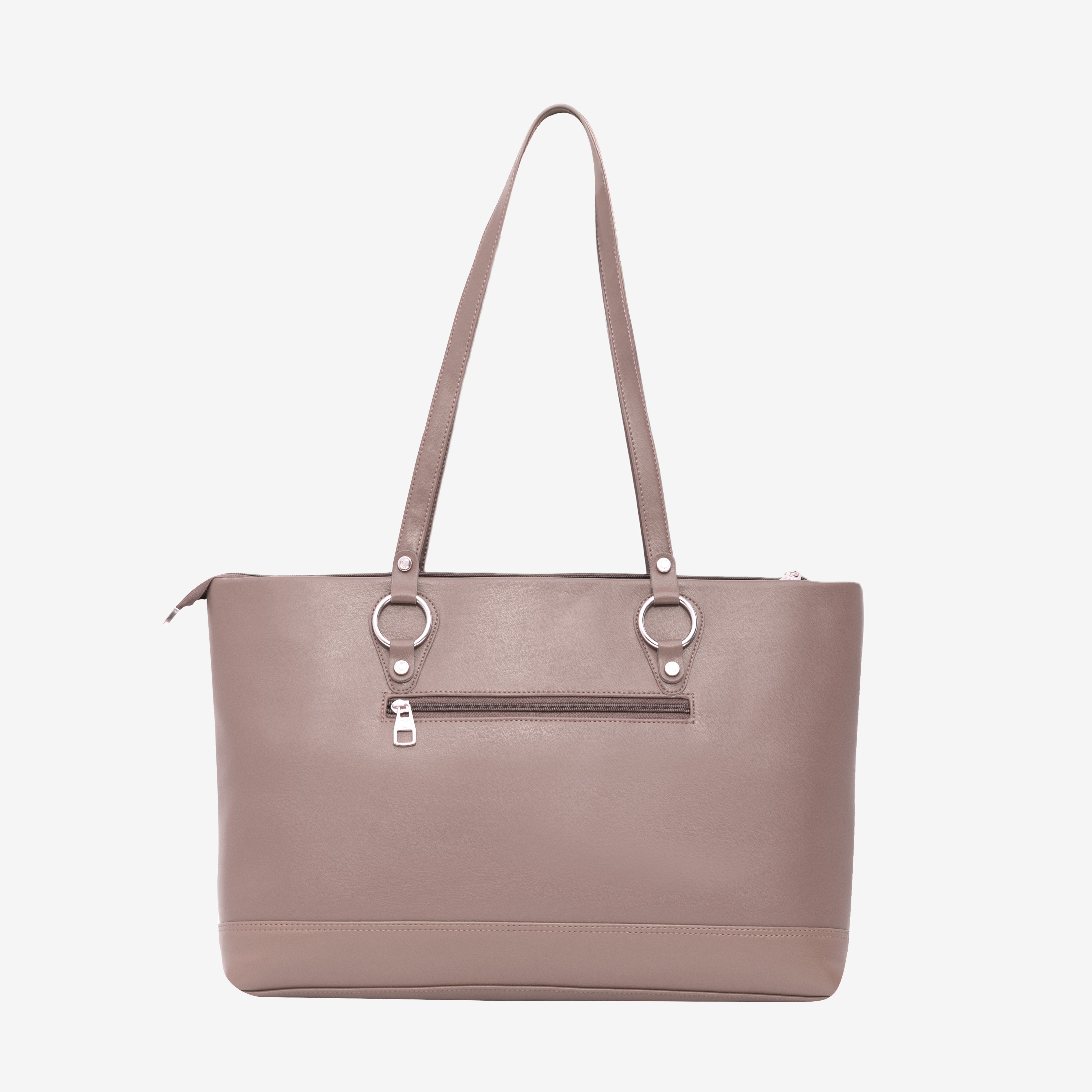 Beige Corporate Chic Tote | Cara