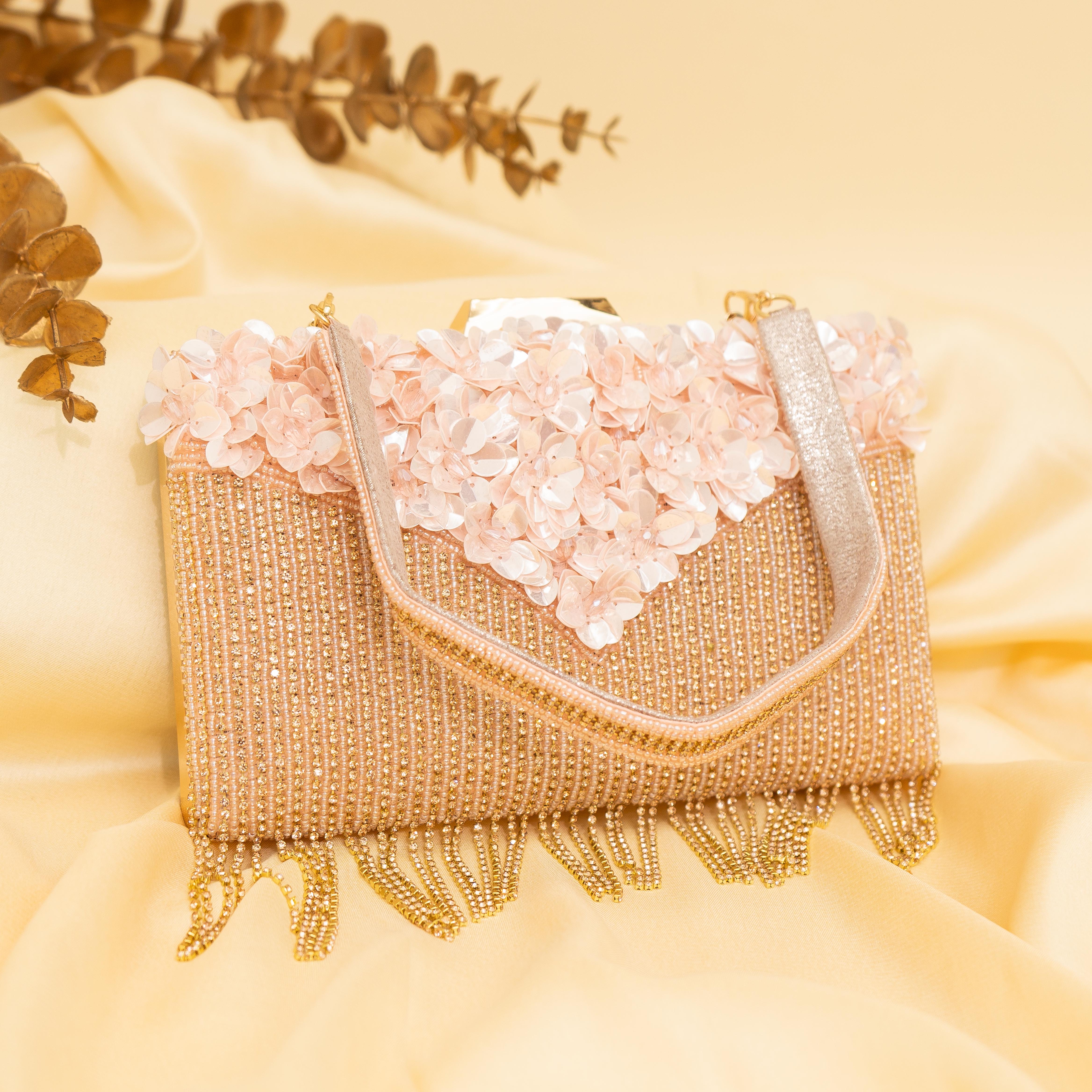 peach Celestial Spark Clutch