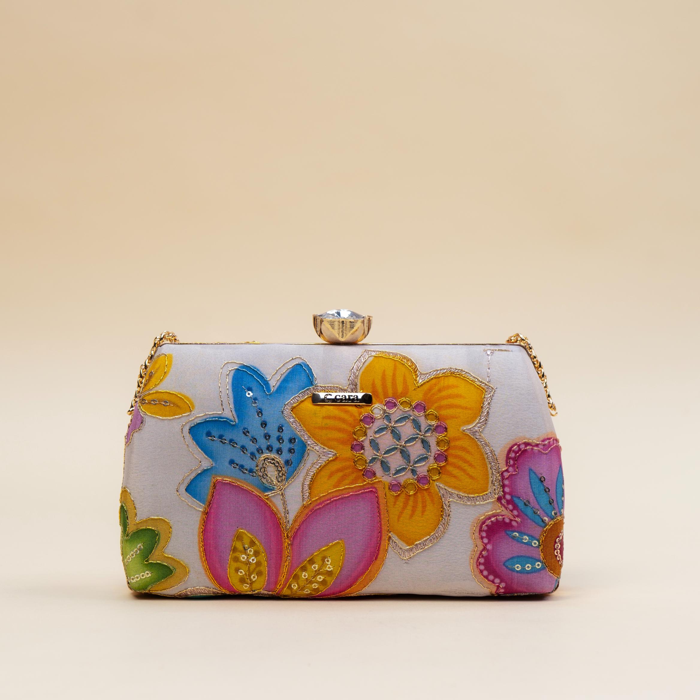 Sequin Thread Clutch