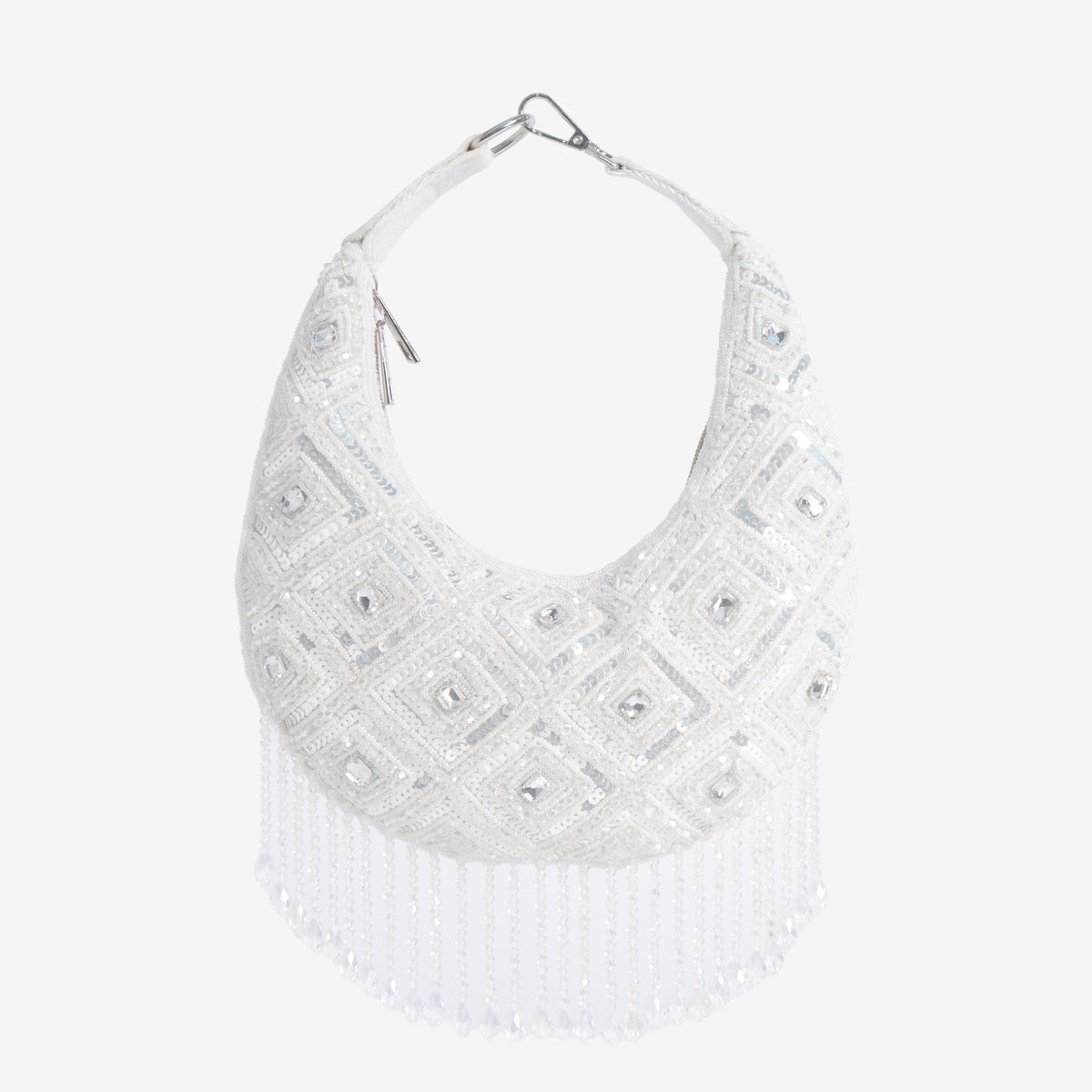 Ivory Pearl Shimmer Clutch