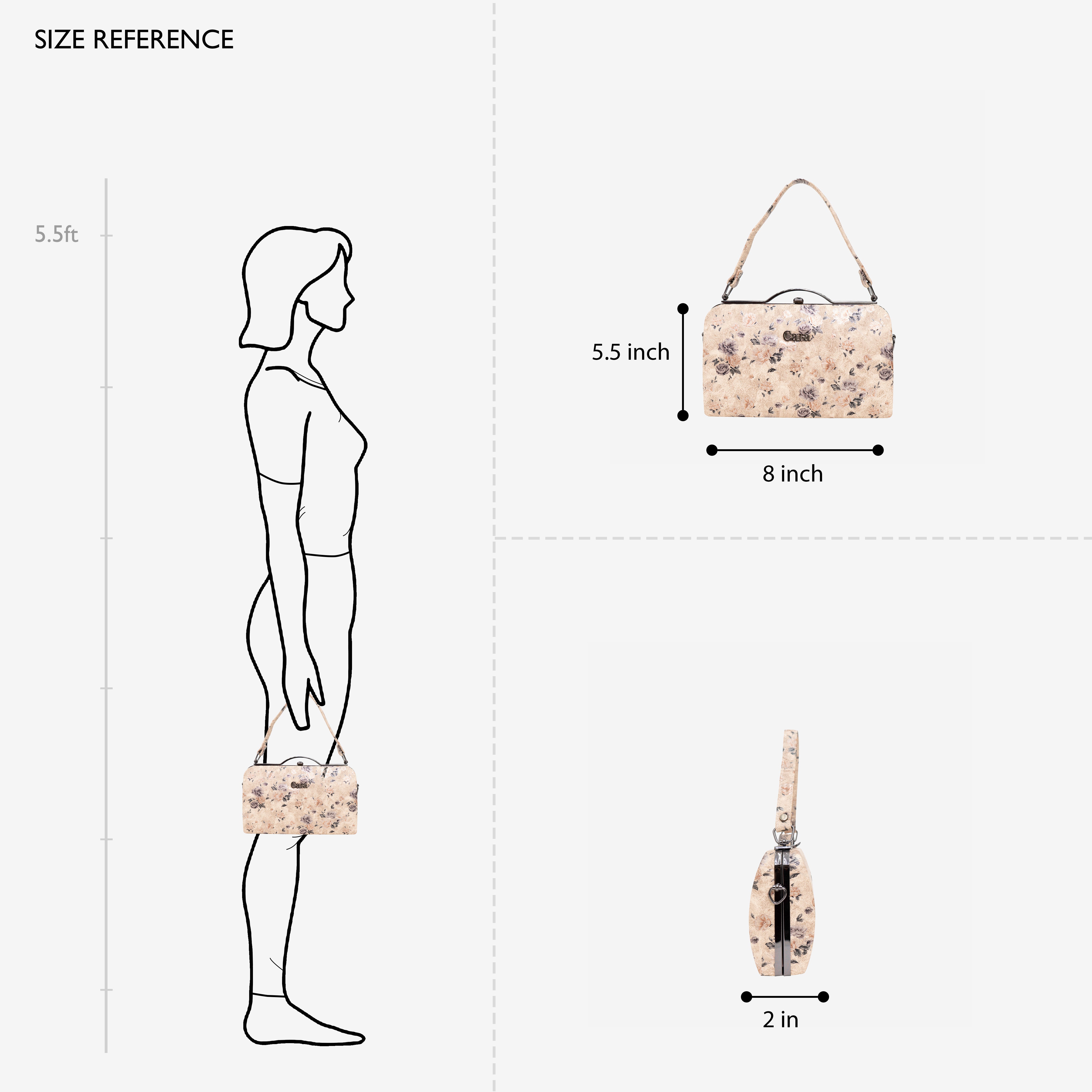 Beige Floral Bliss | Cara