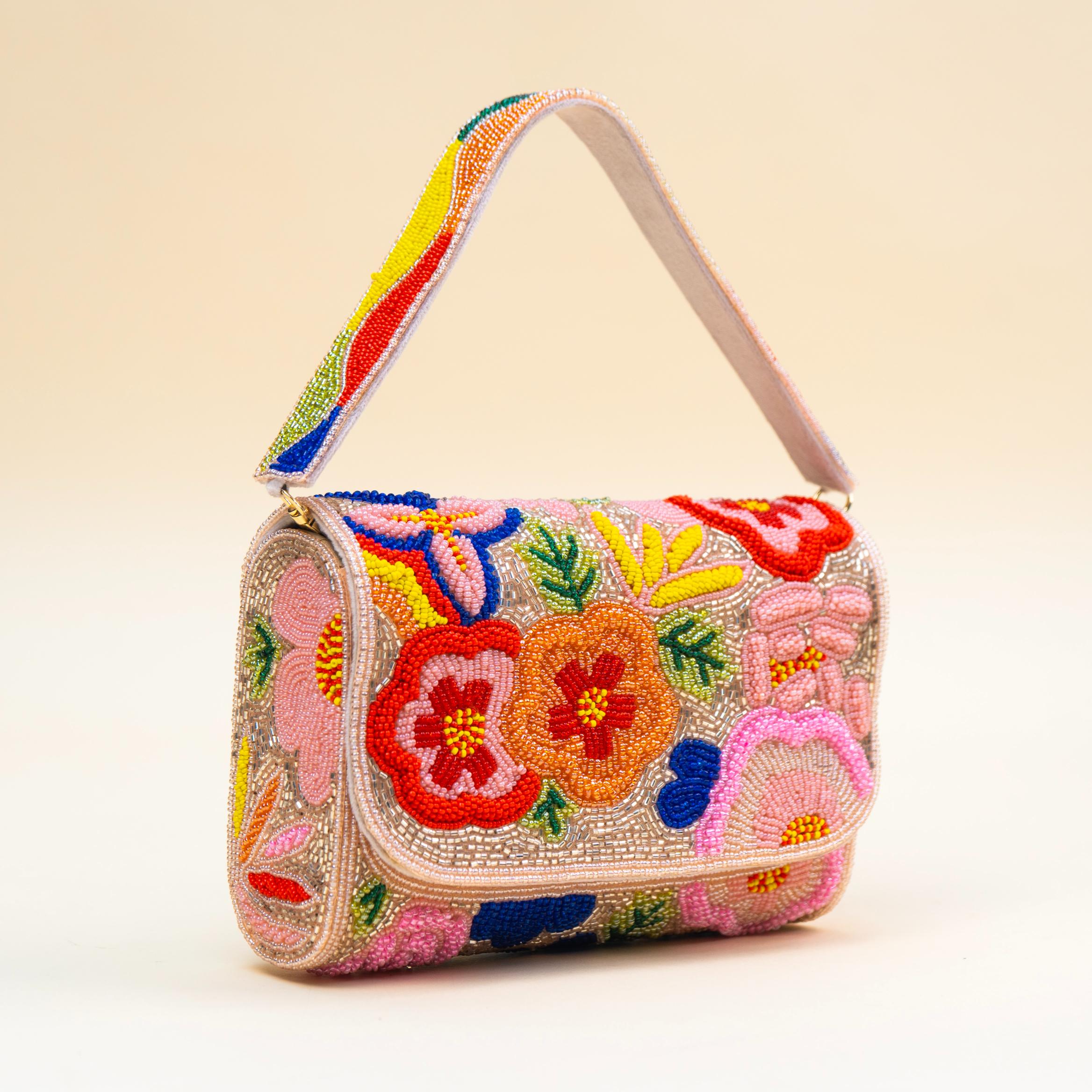 Black Blossom Mini Bag
