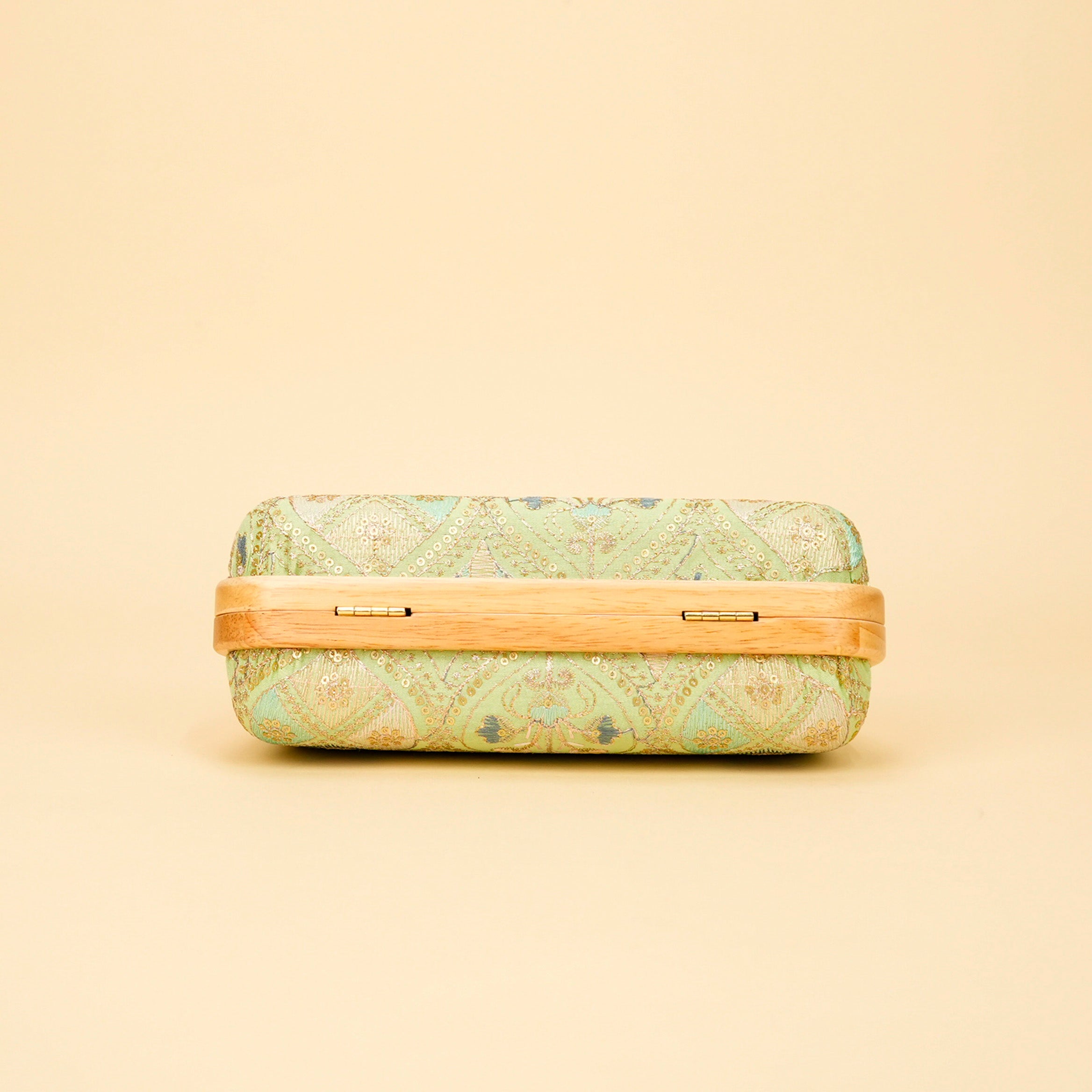 Aurelia Wood-Frame Clutch