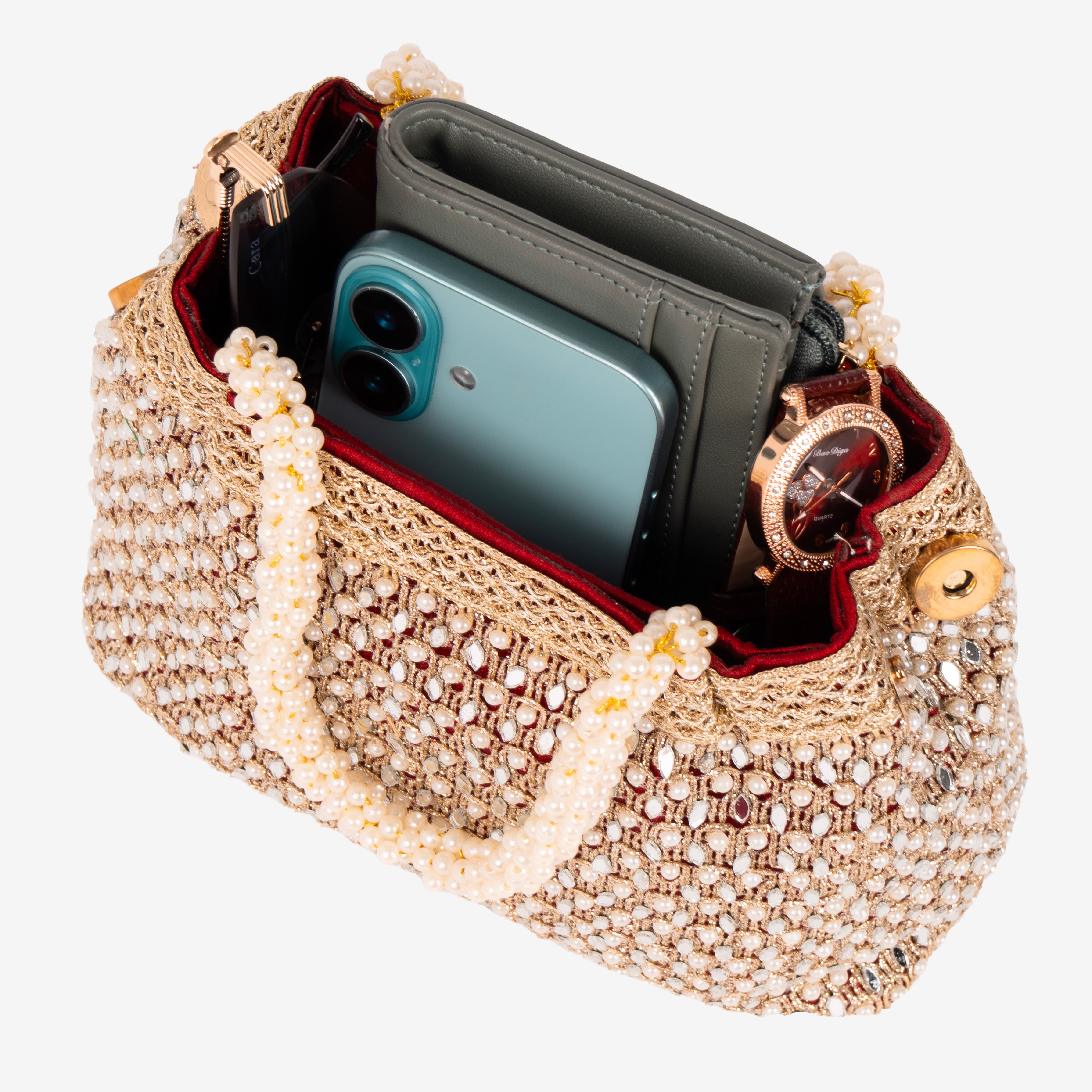 Dazzle Crystal Bead Potli