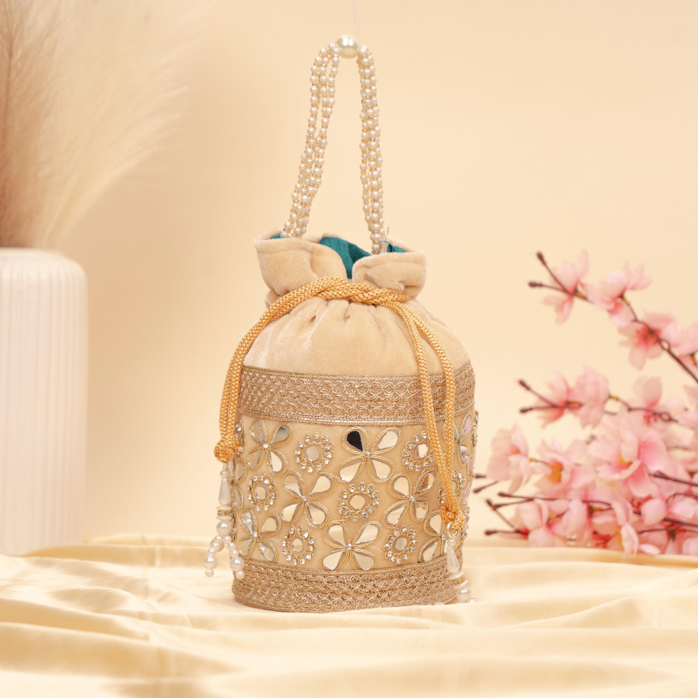 Royal Velvet Shimmer Potli
