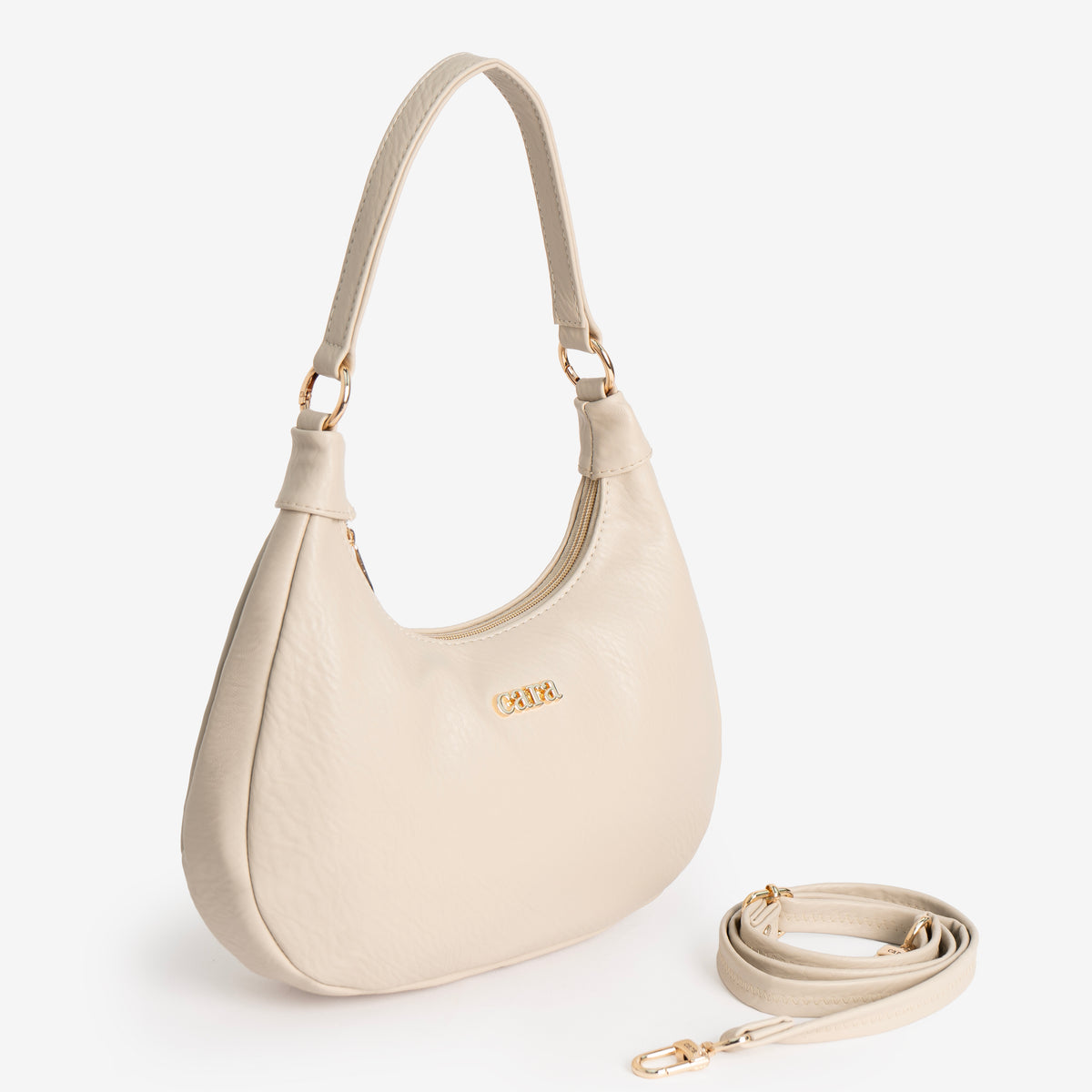 Classic Luxe Brown Hobo Bag