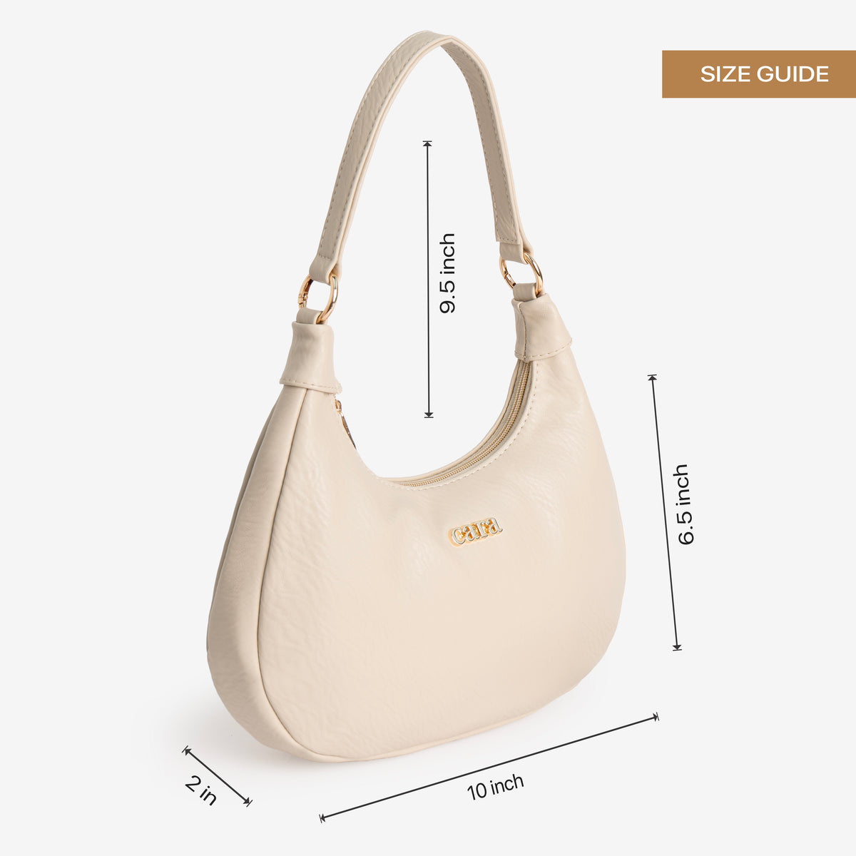 Classic Luxe Brown Hobo Bag