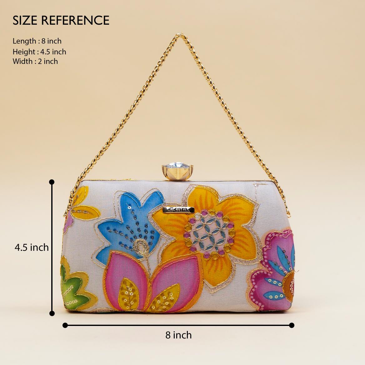 Sequin Thread Clutch