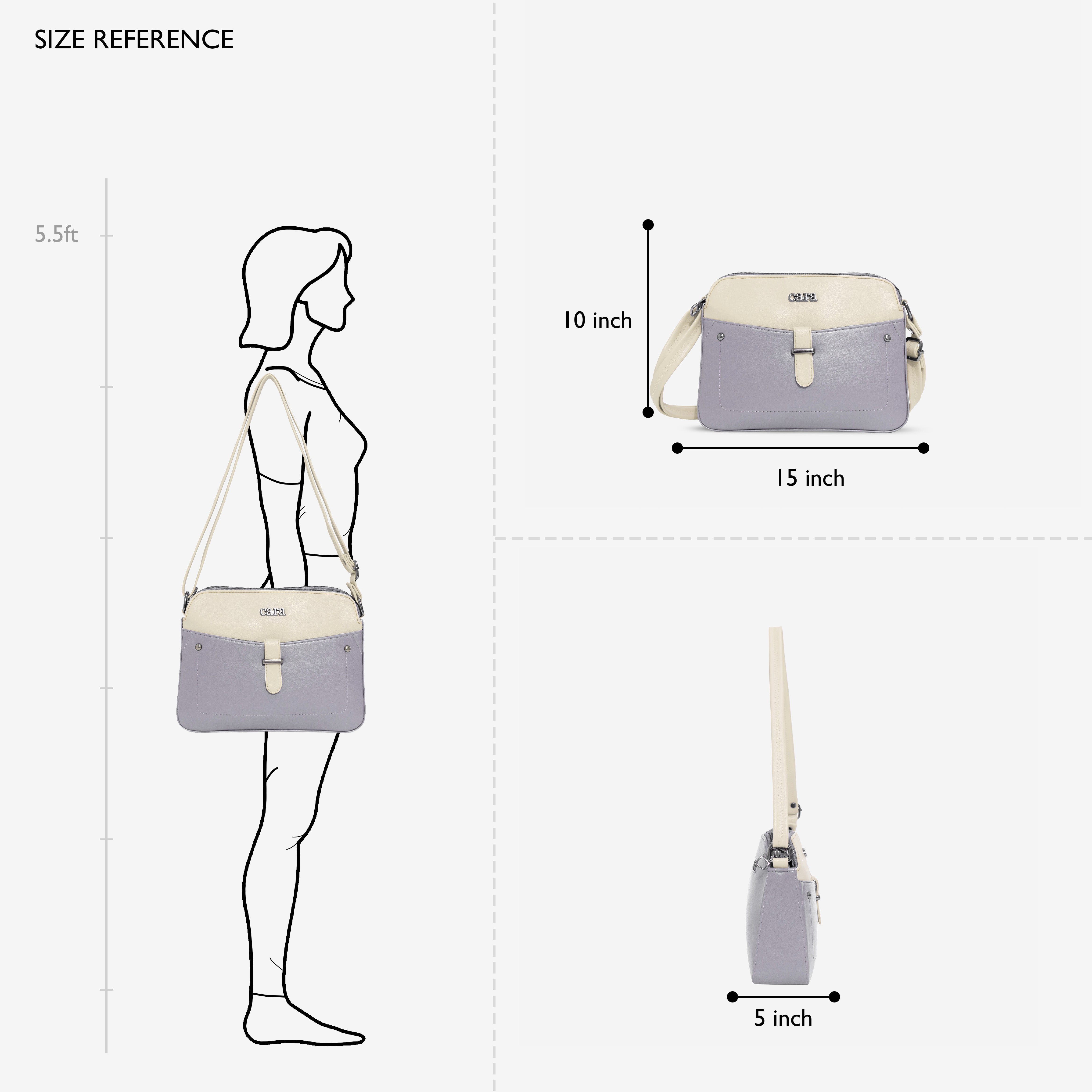 Lavender Chic Crossbody Charm | Cara