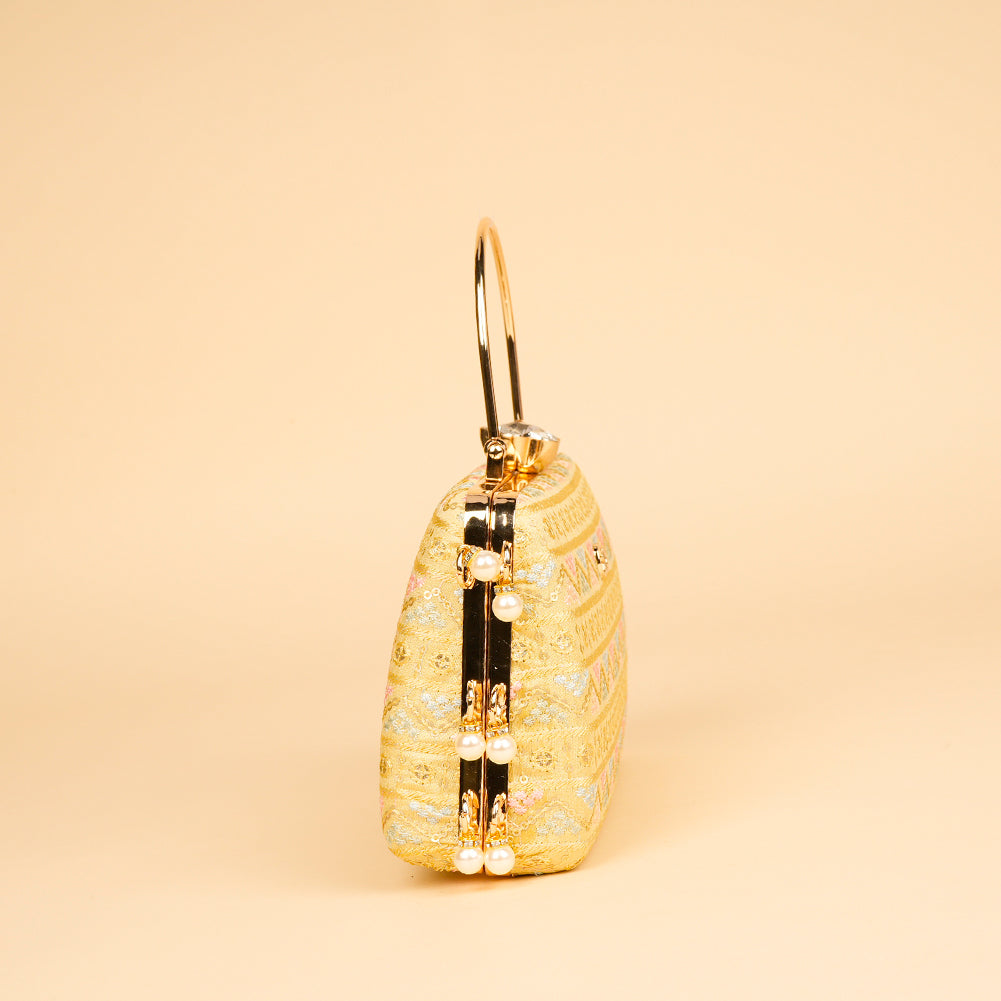 Scarlet Crown Clutch