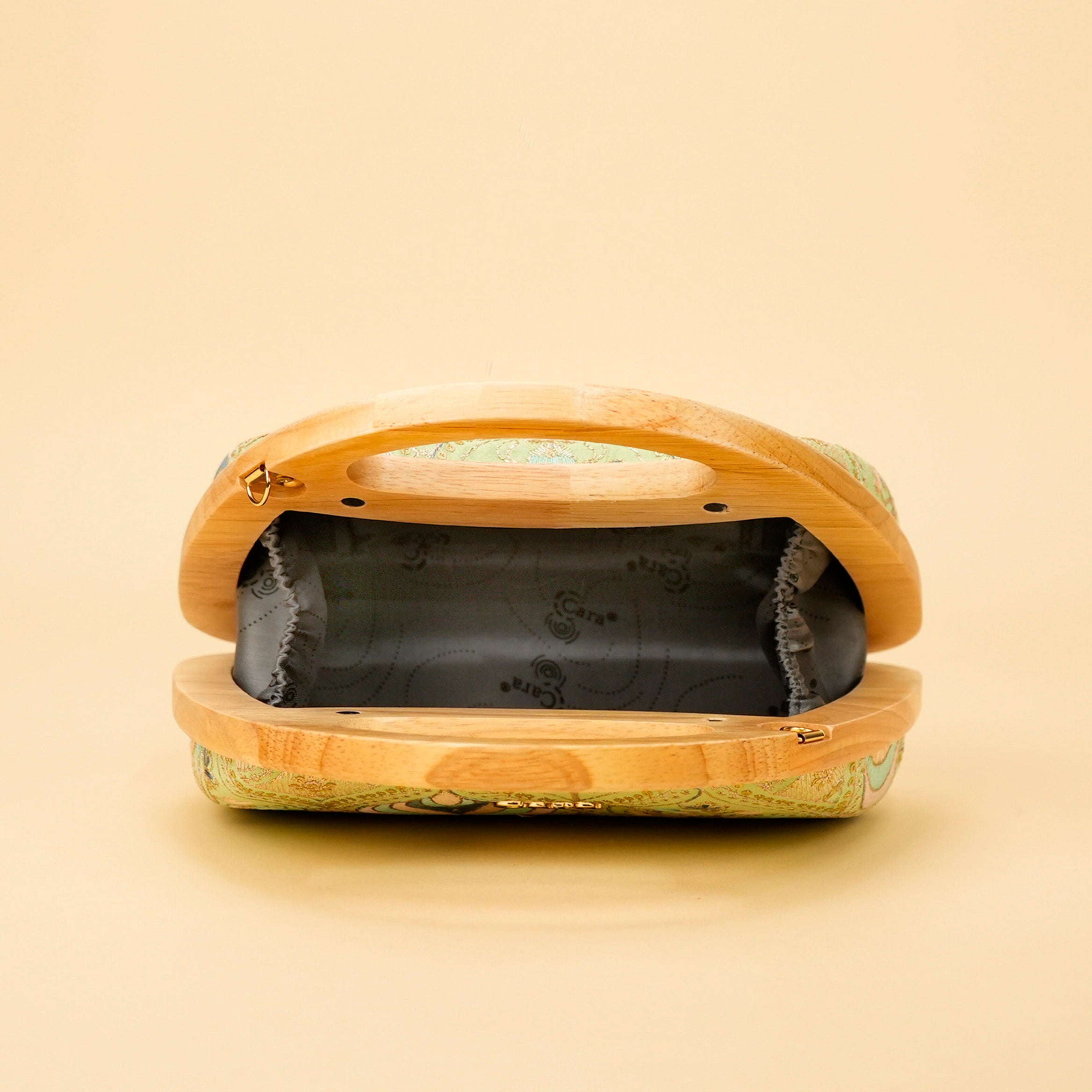 Aurelia Wood-Frame Clutch