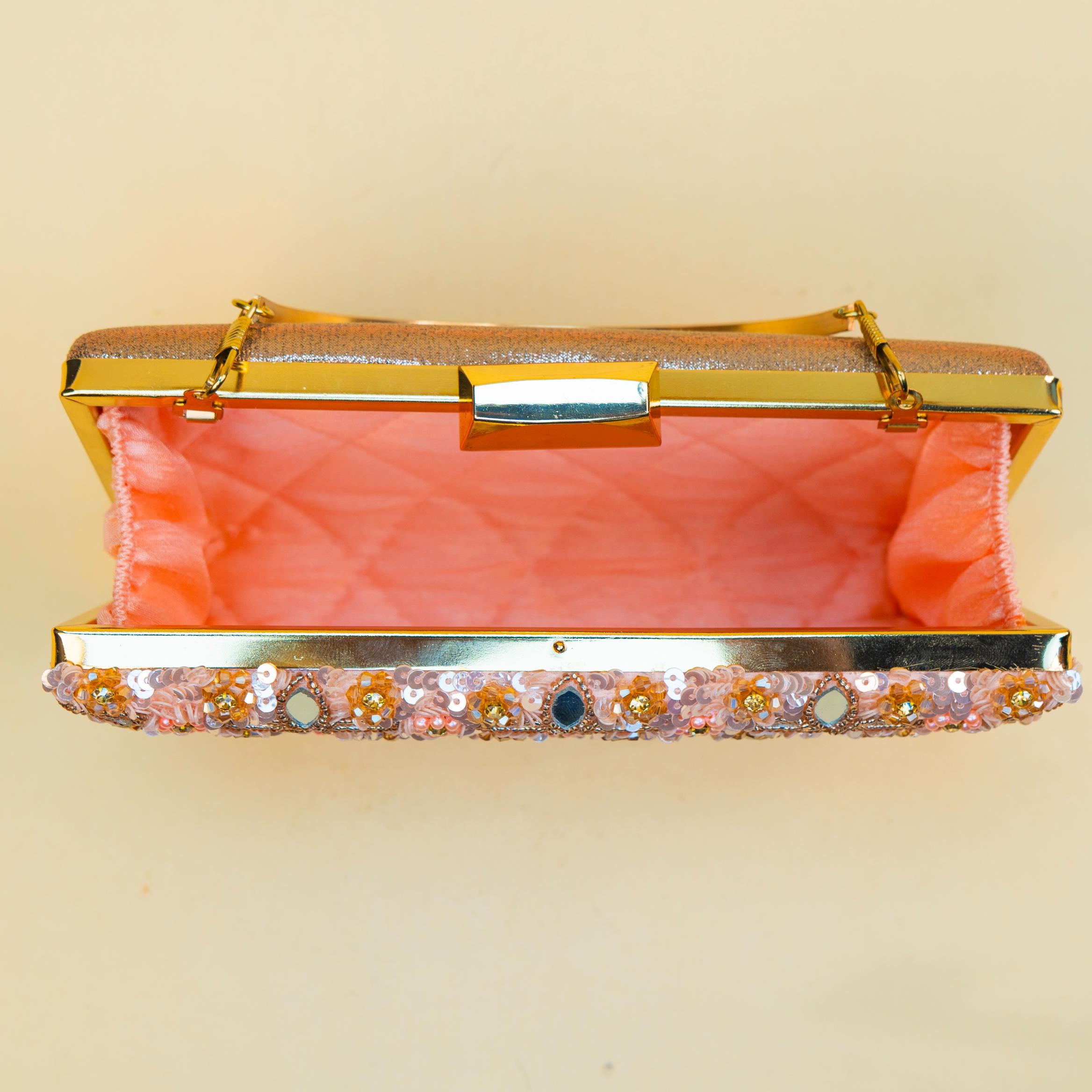 Celestial Mirrorwork Clutch