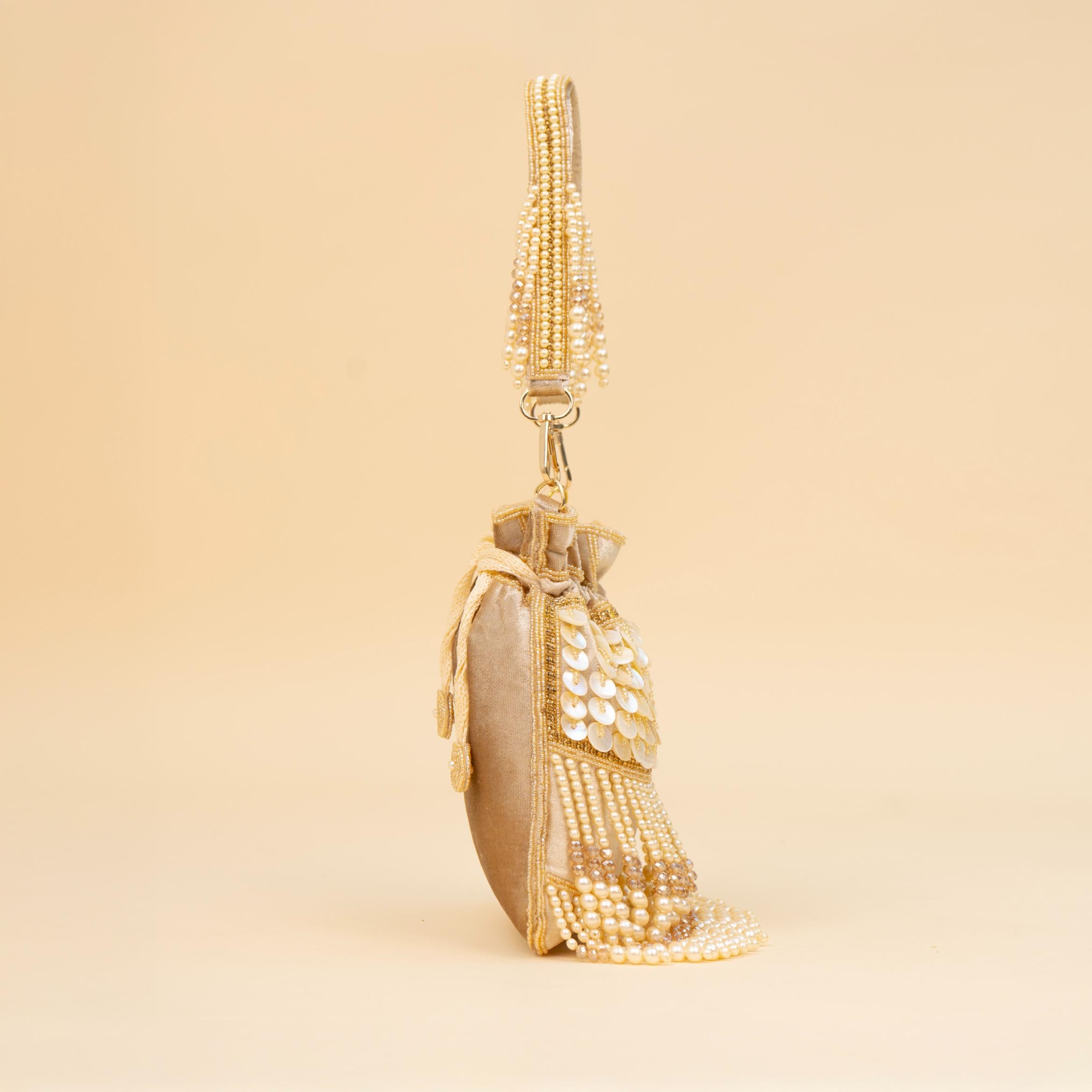 Royal Tassel Sequin Potli