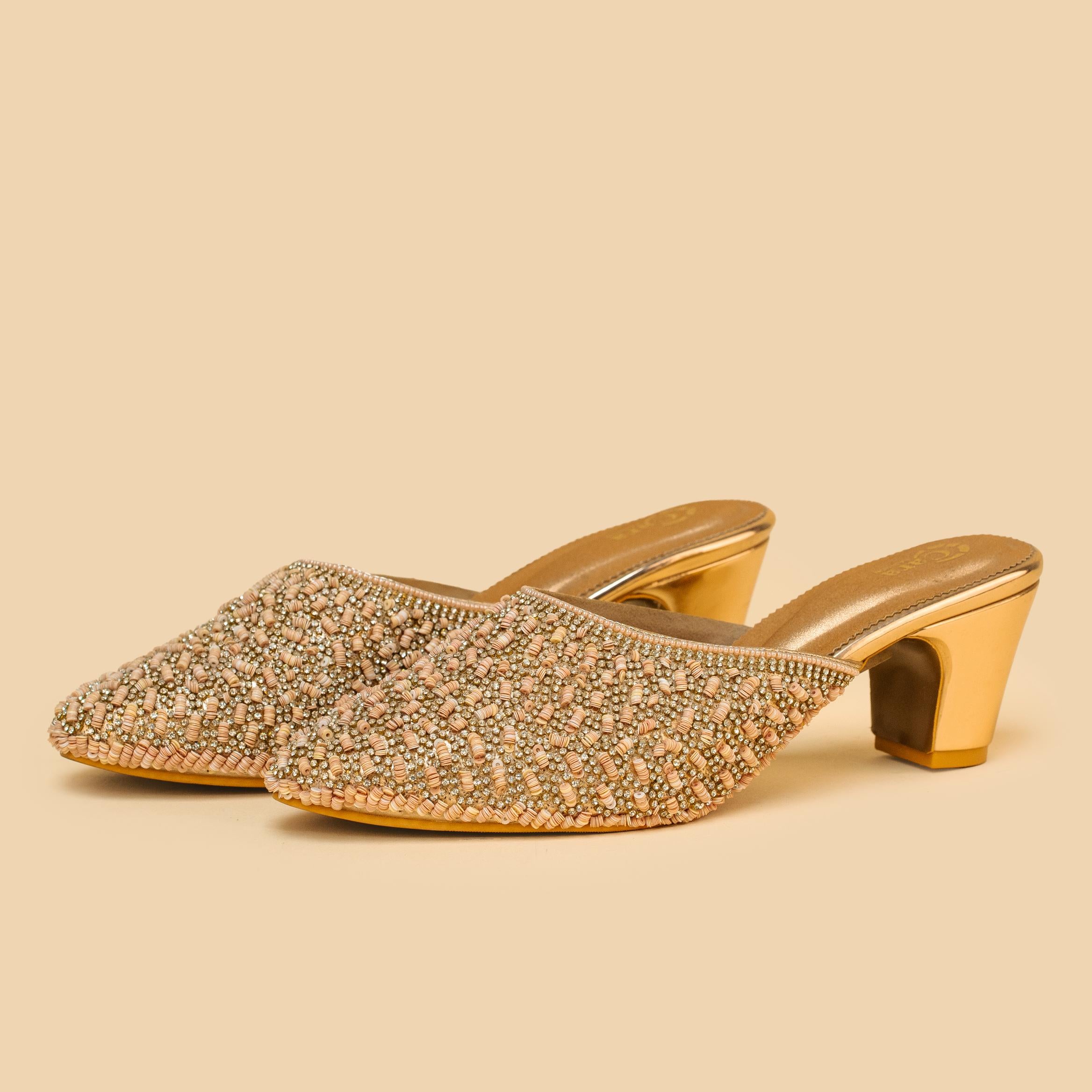 Glitter Raisins Mules