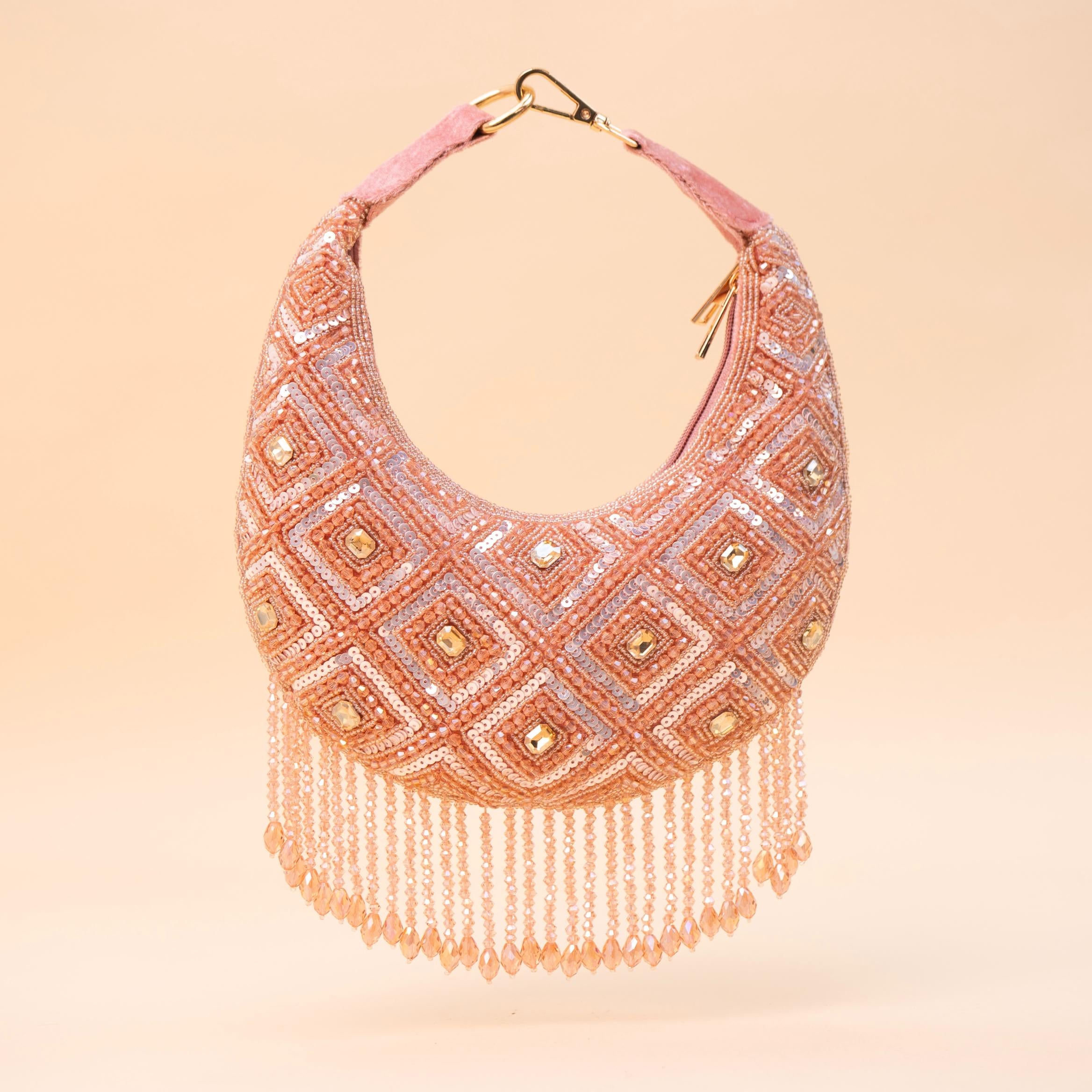 Ivory Pearl Shimmer Clutch