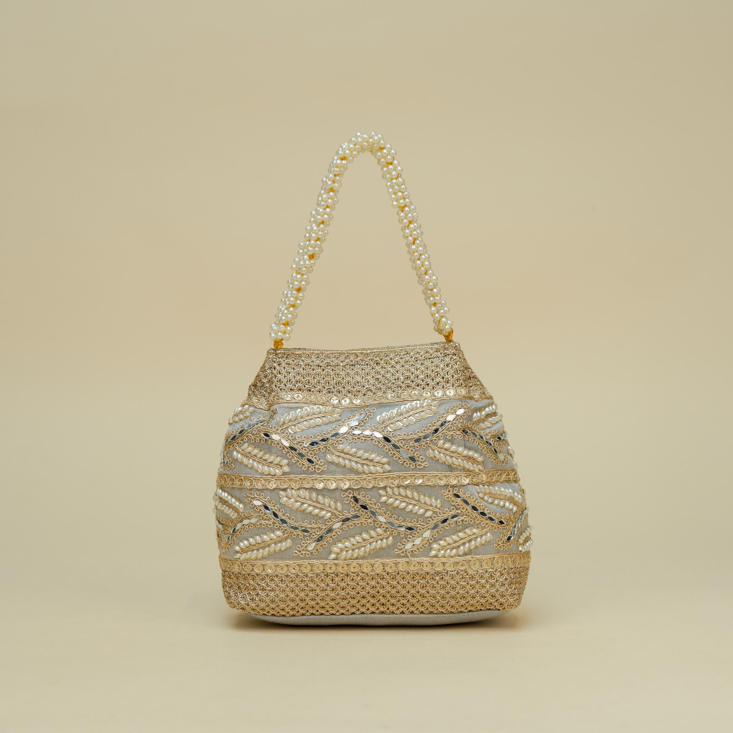 Ornate Handle Potli