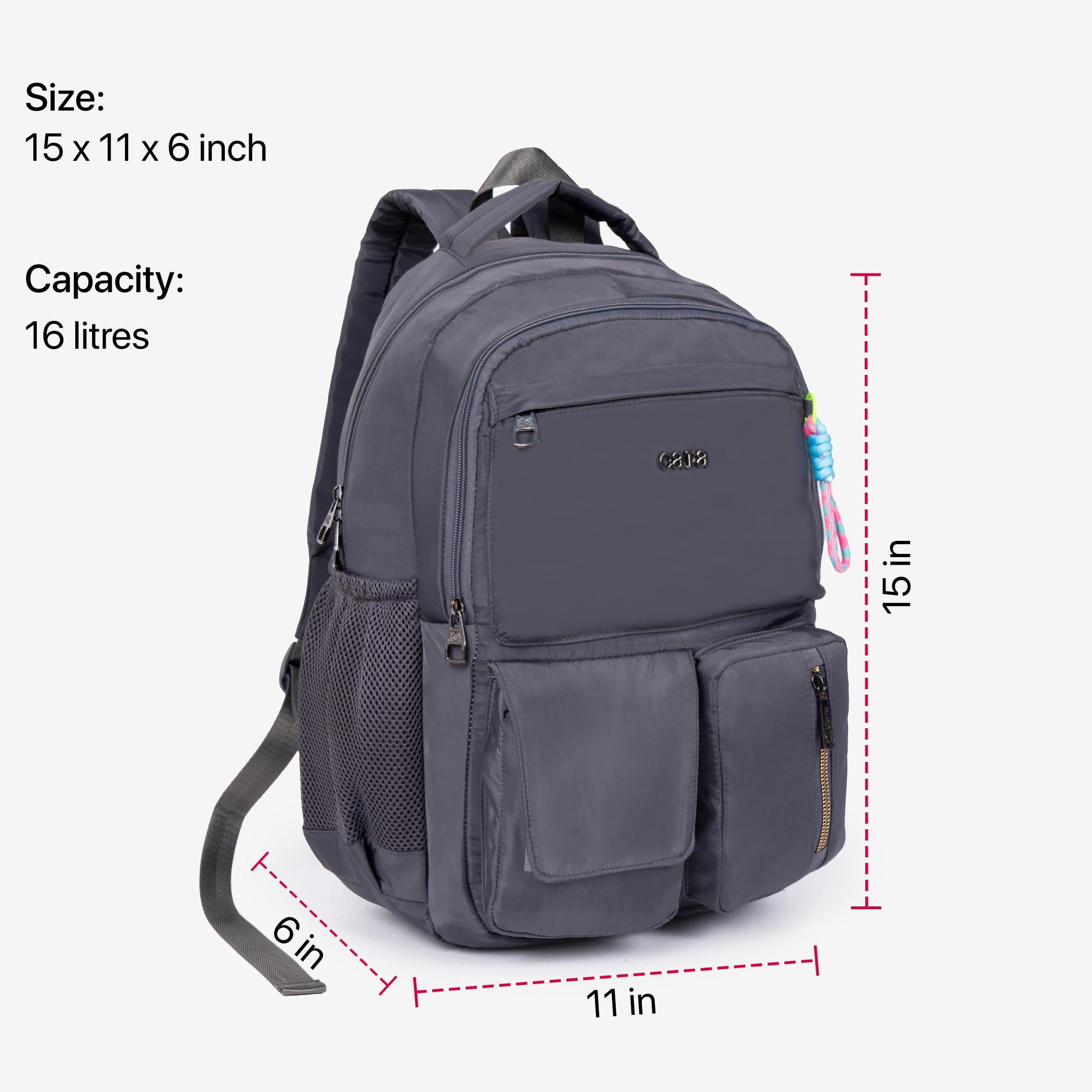 Minimalist Grid Backpack