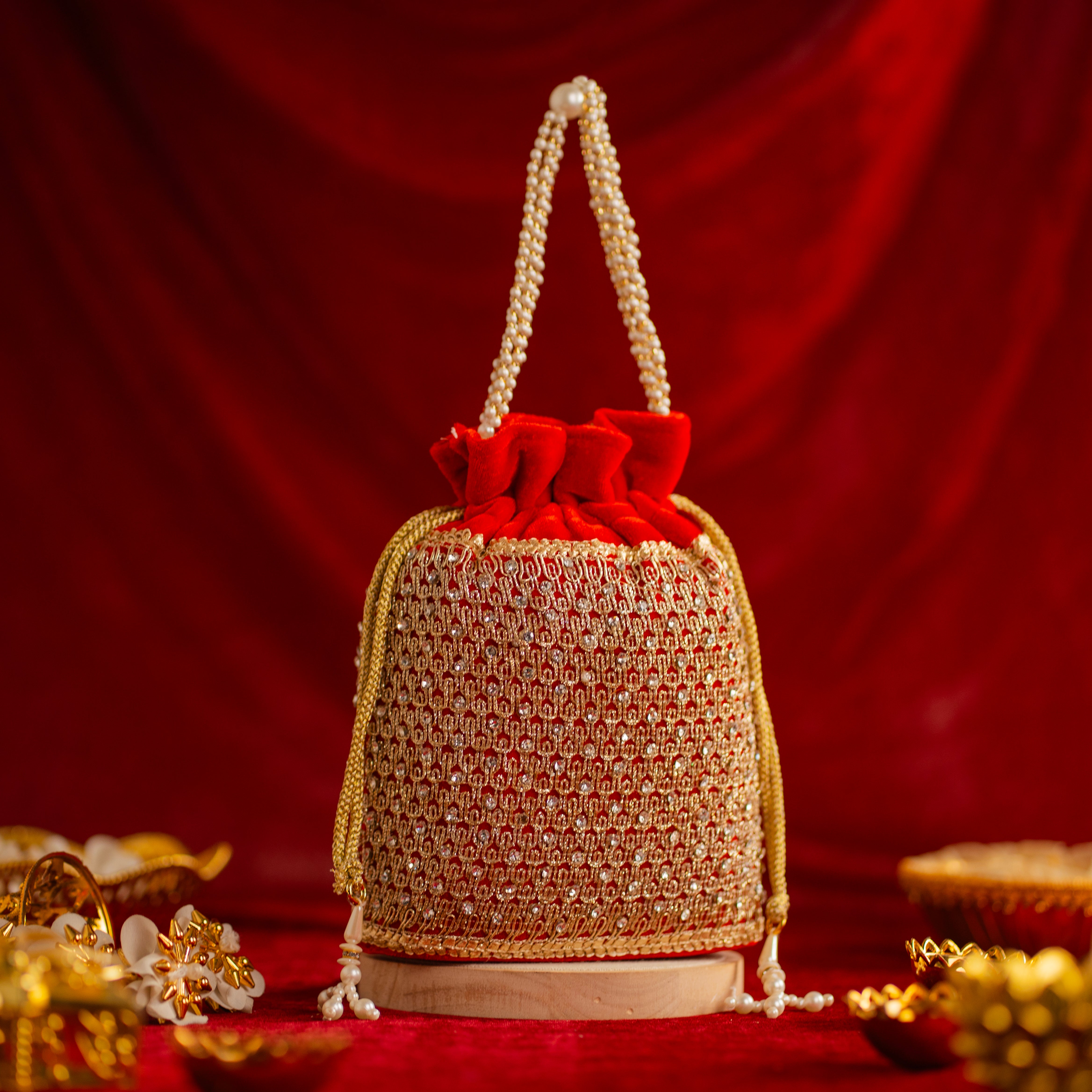 Golden Heirloom Potli