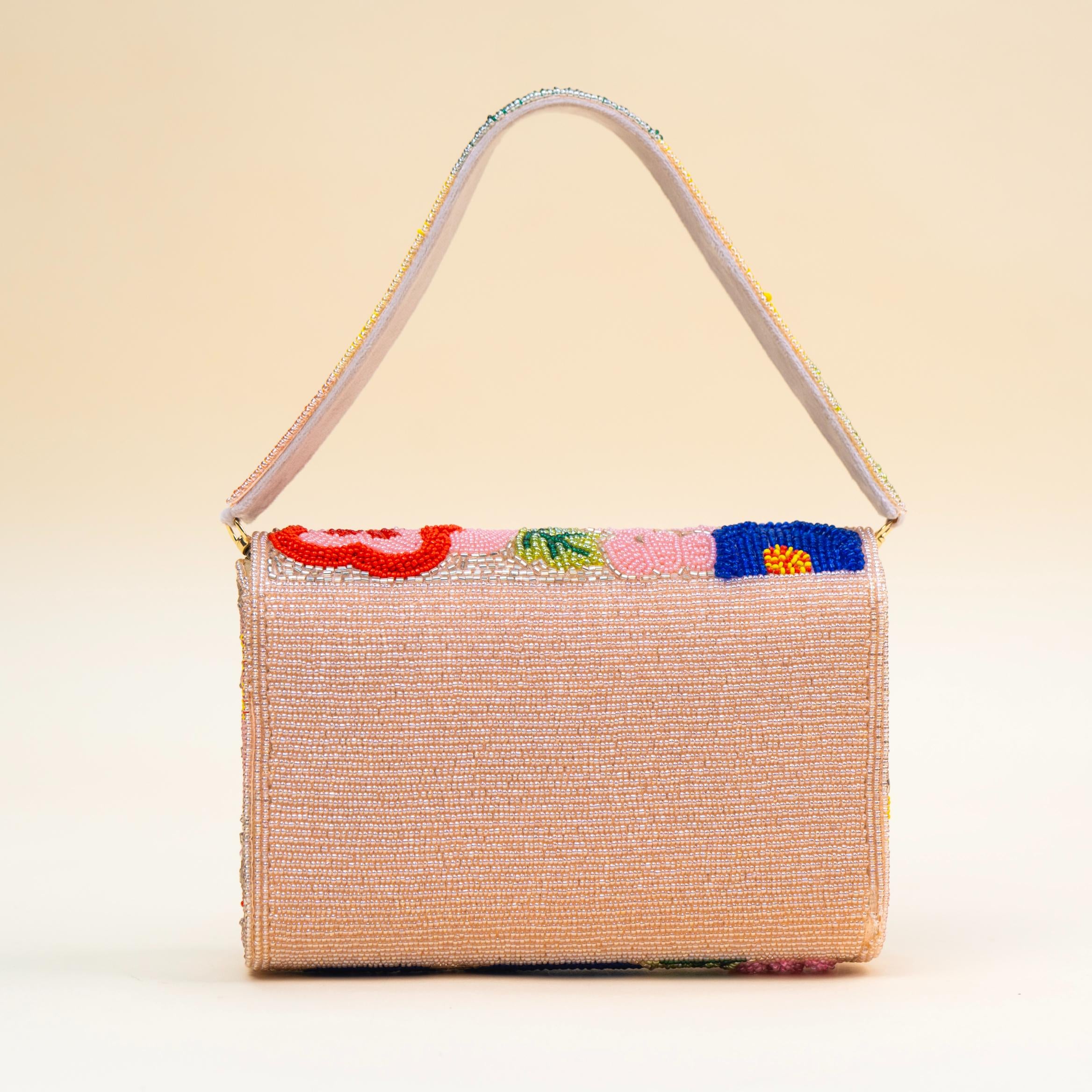 Black Blossom Mini Bag