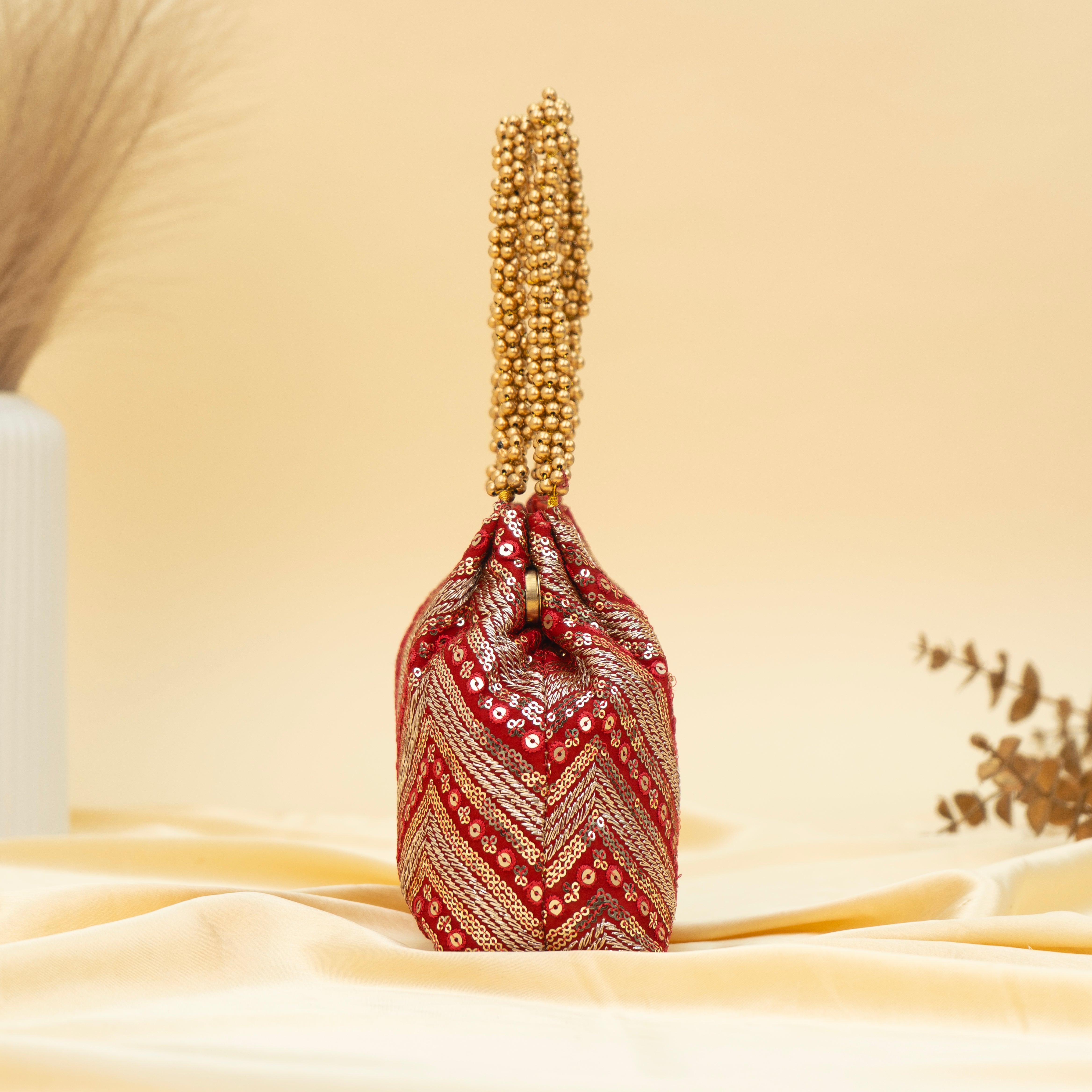 Ornate Bloom Potli