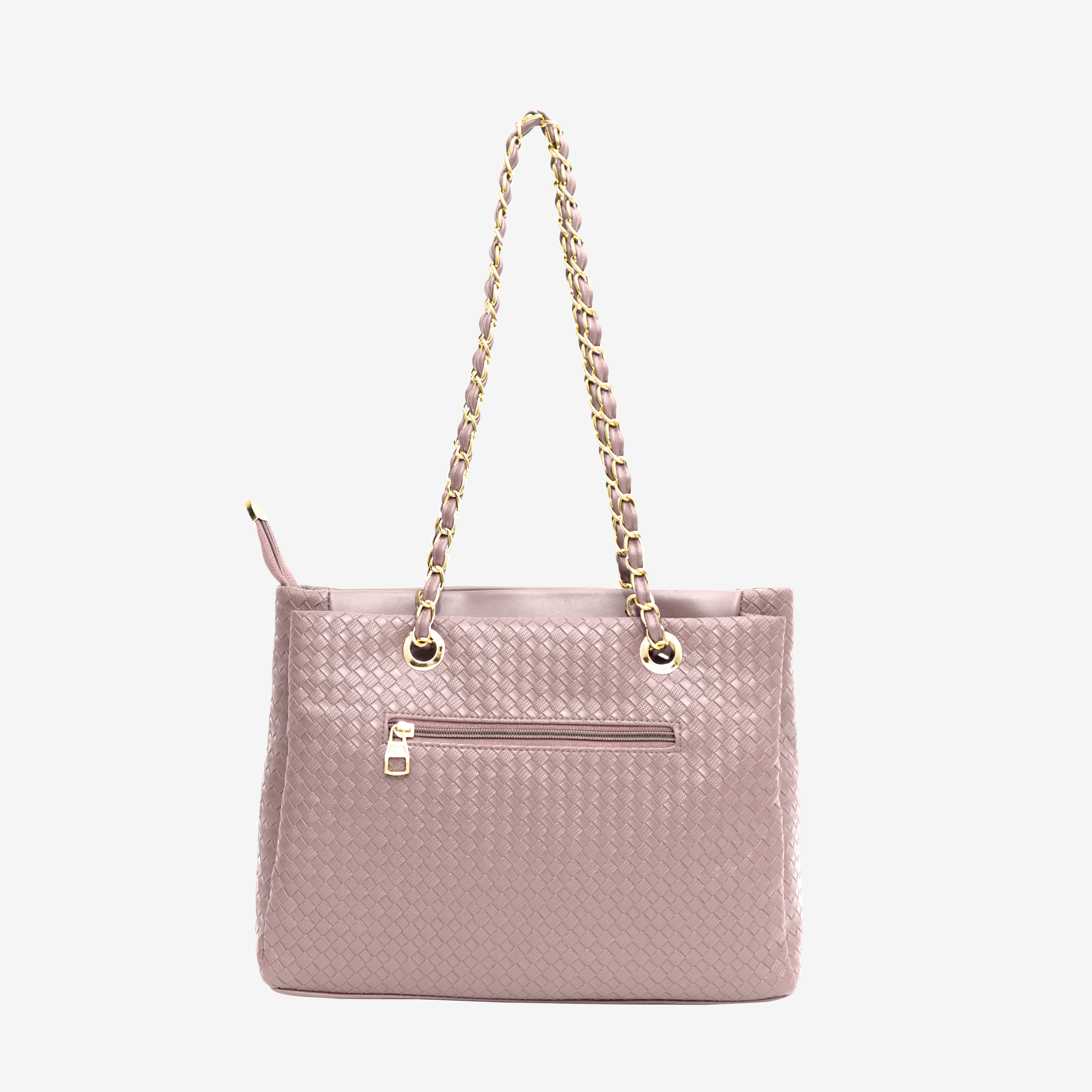 Peach Textured Swagger Tote Bag | Cara