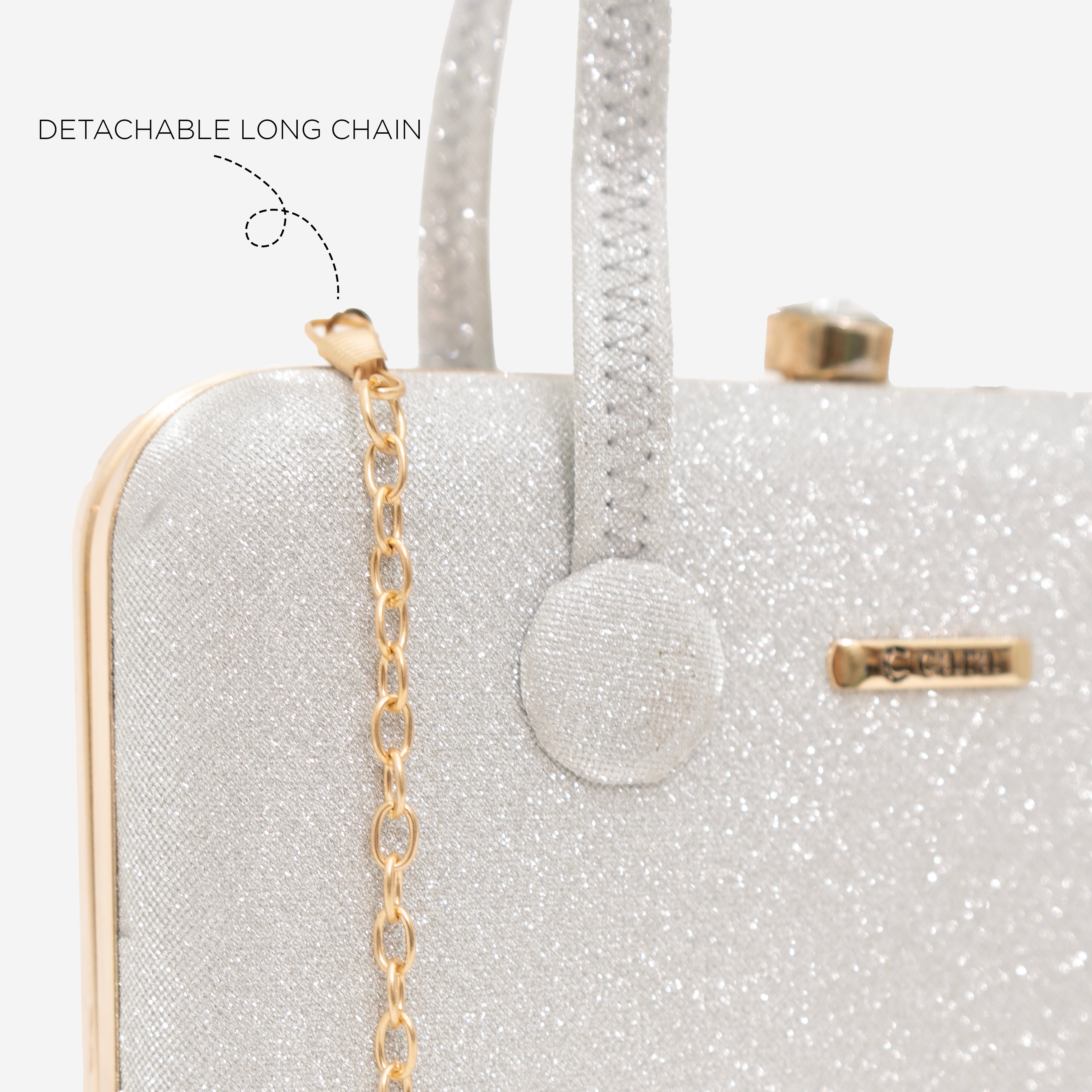 Silver Celestial Clutch | cara