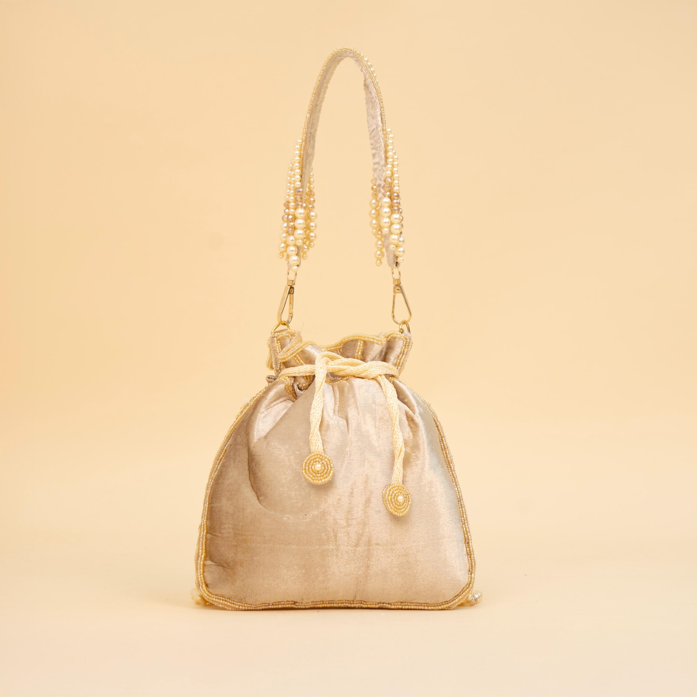 Royal Tassel Sequin Potli