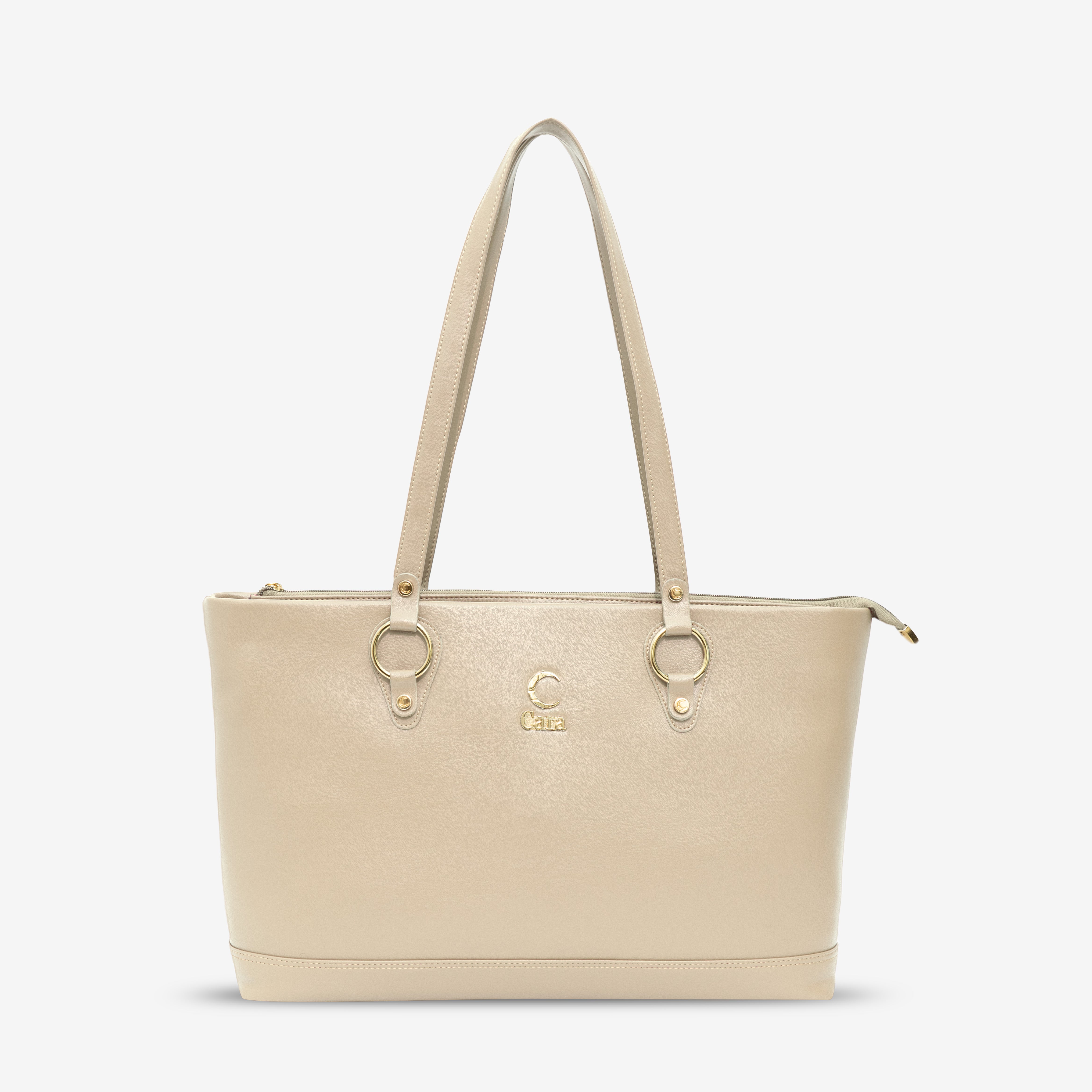 Cream Corporate Chic Tote | Cara