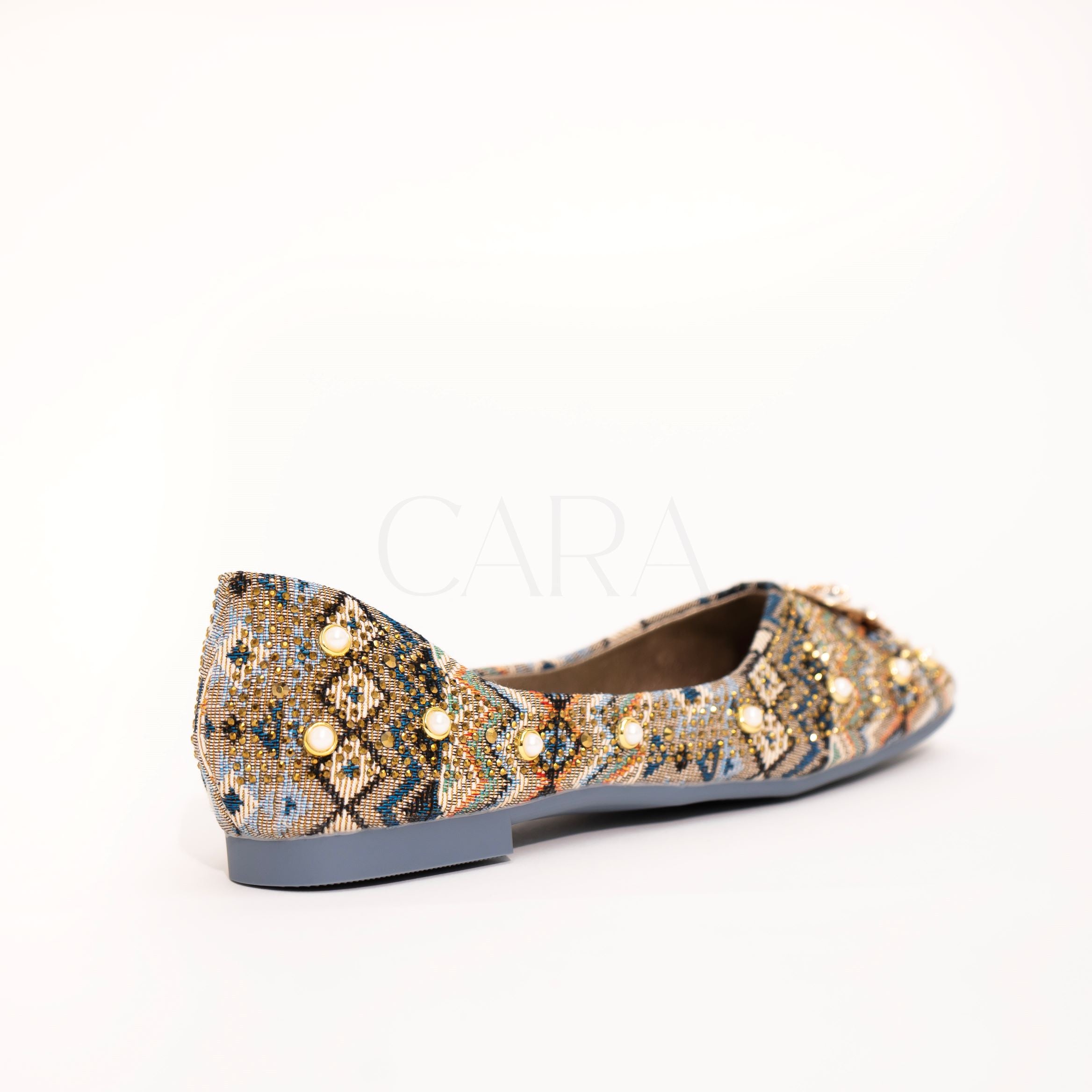 Blue colour traditional Juttis