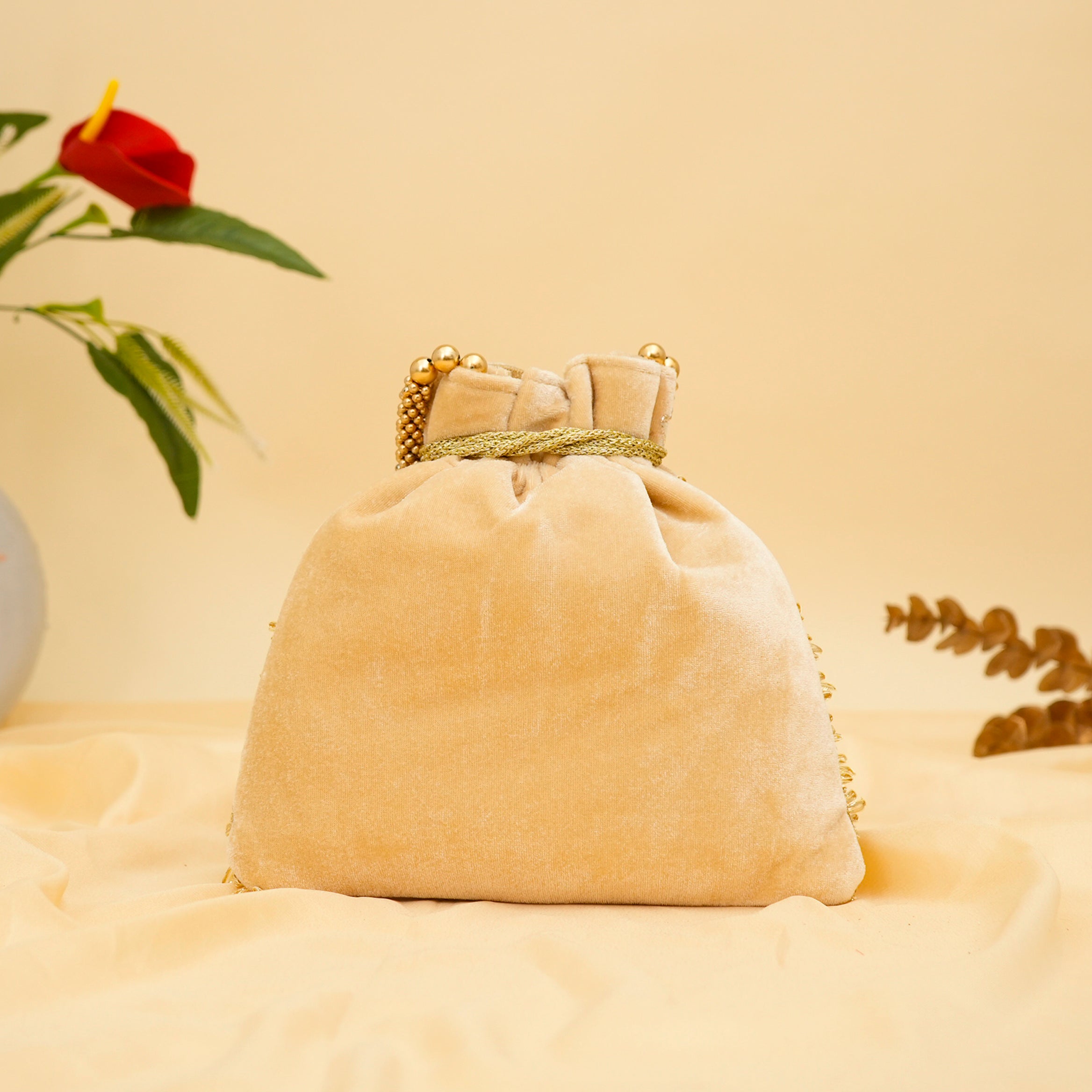 Peacock Elegance Potli