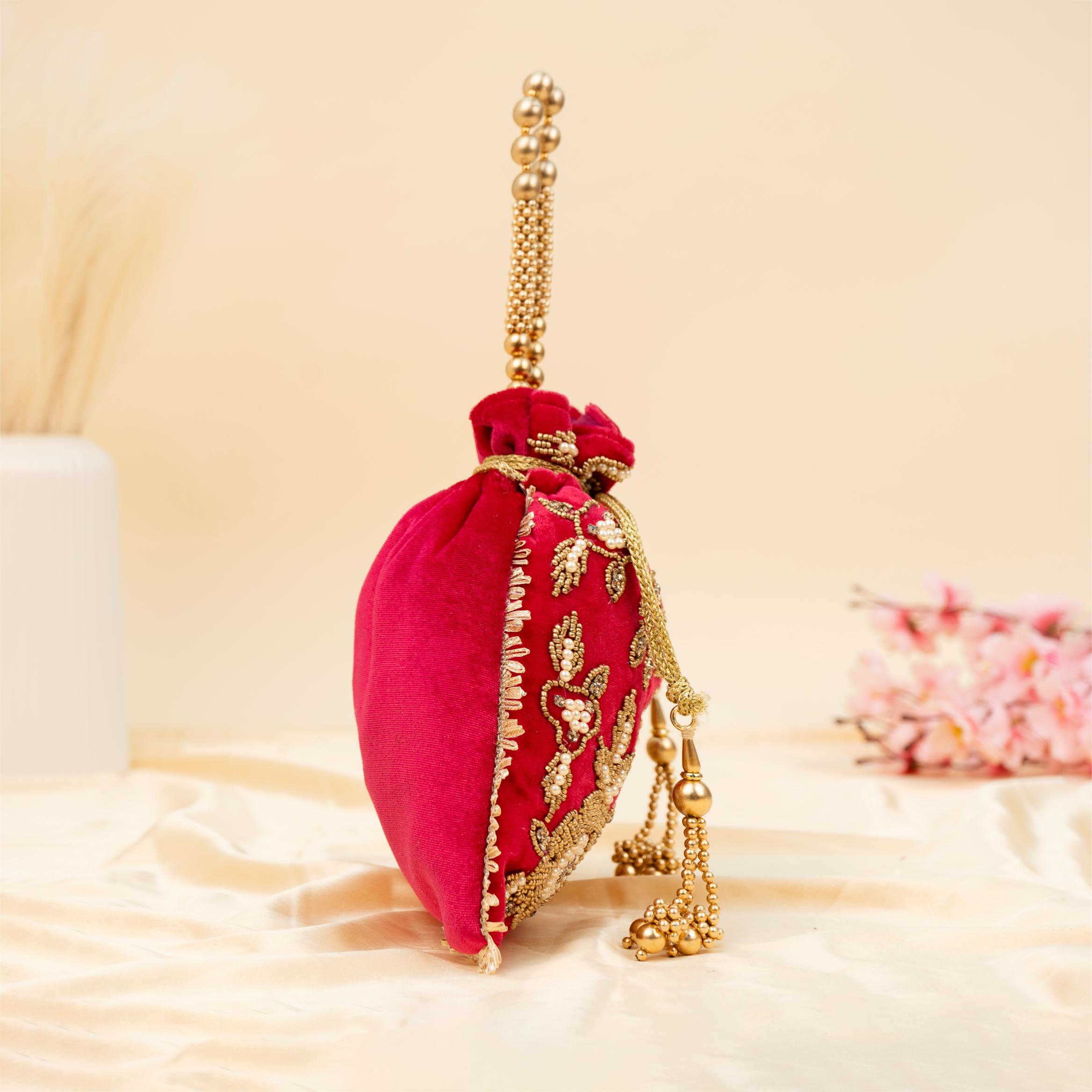 The Velvet Bloom Potli