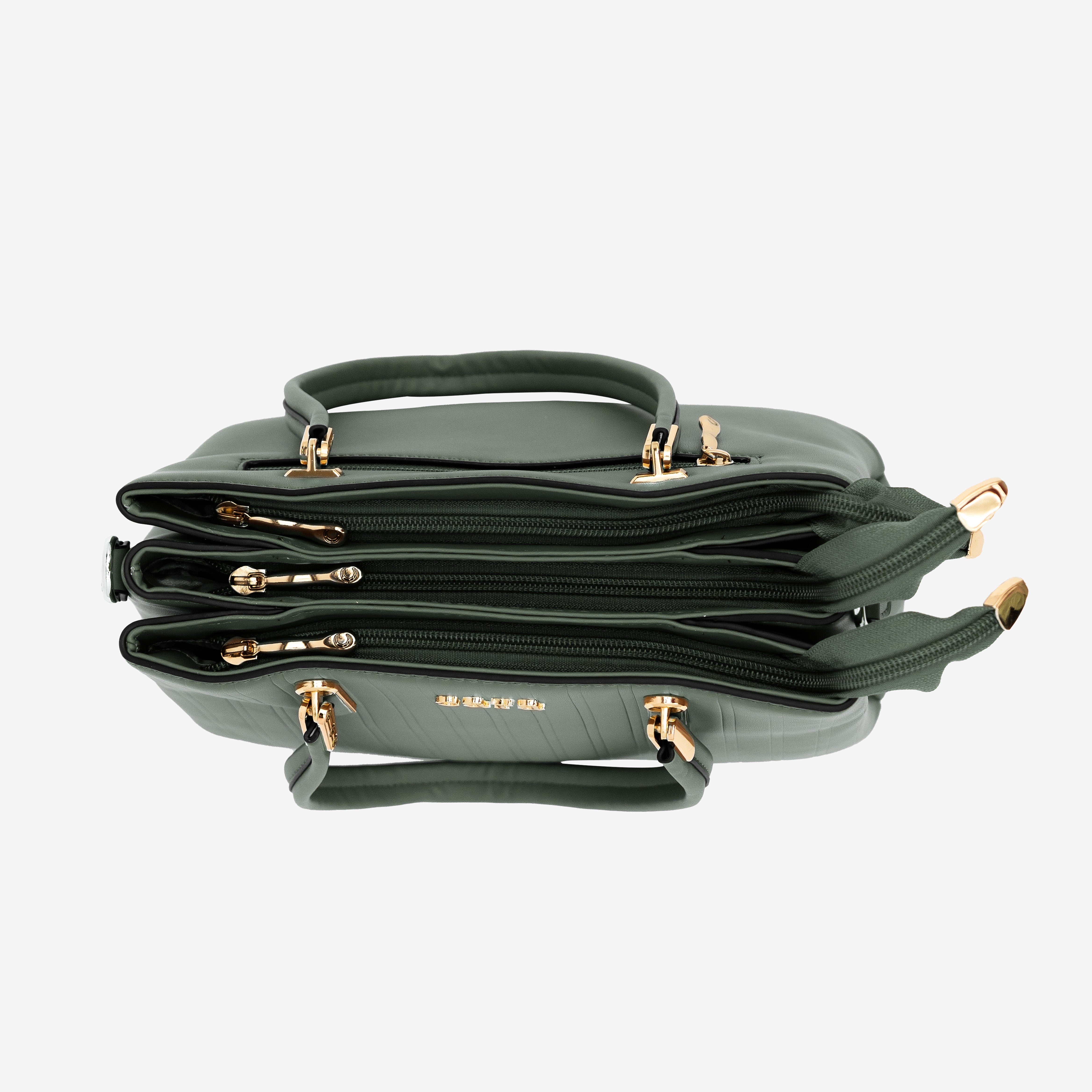 Olive Green Luxe Companion Handbag | Cara
