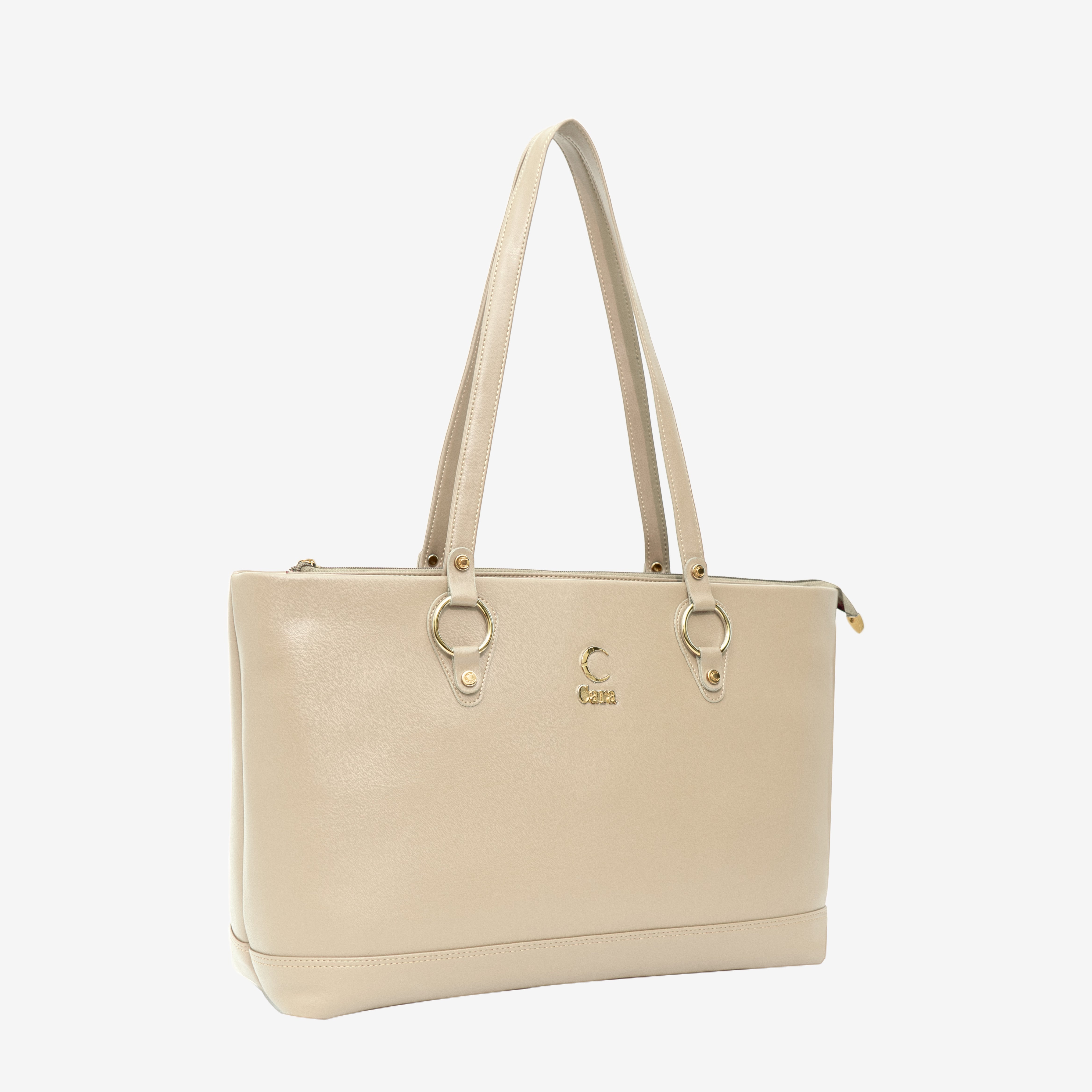 Cream Corporate Chic Tote | Cara