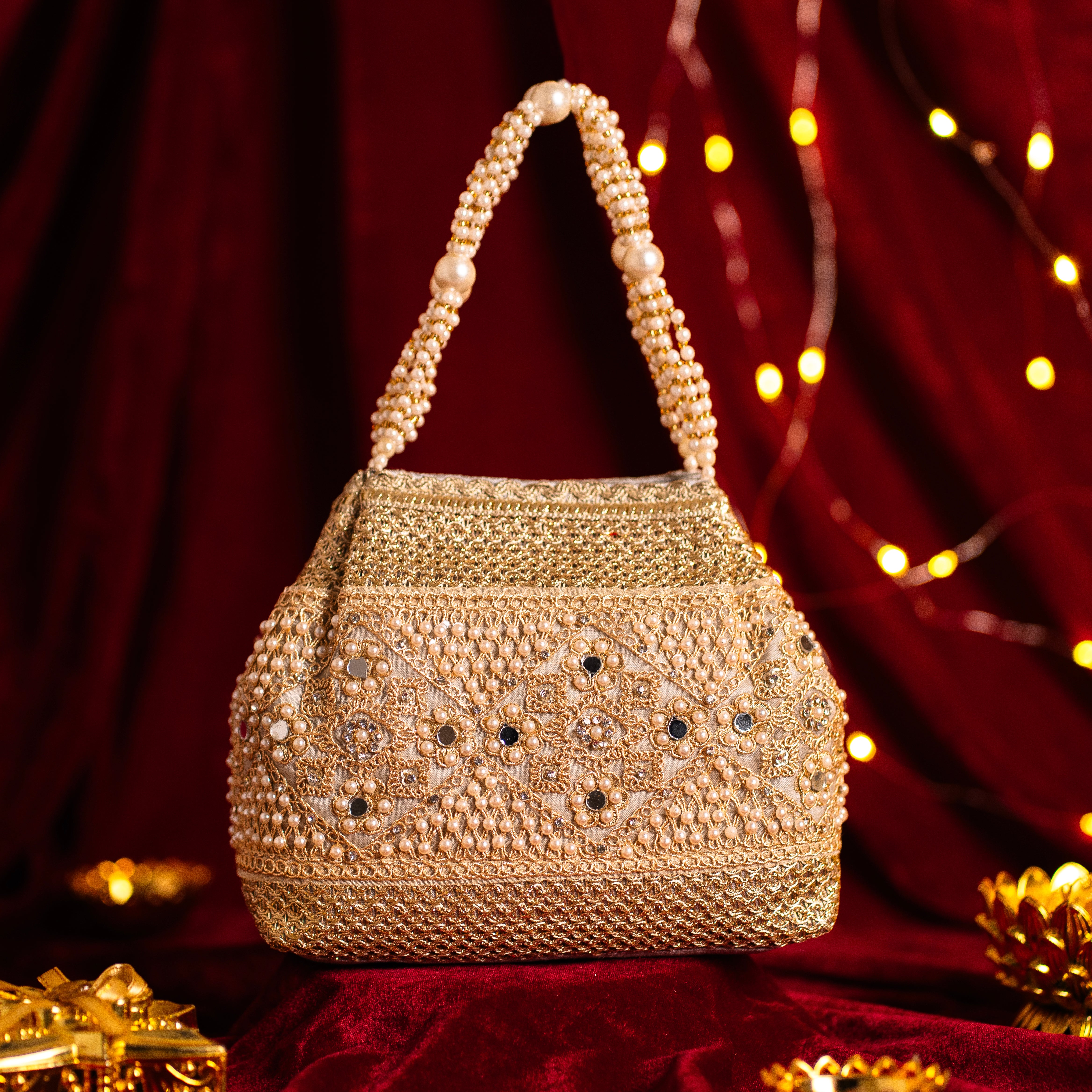 Pearl Elegance Potli