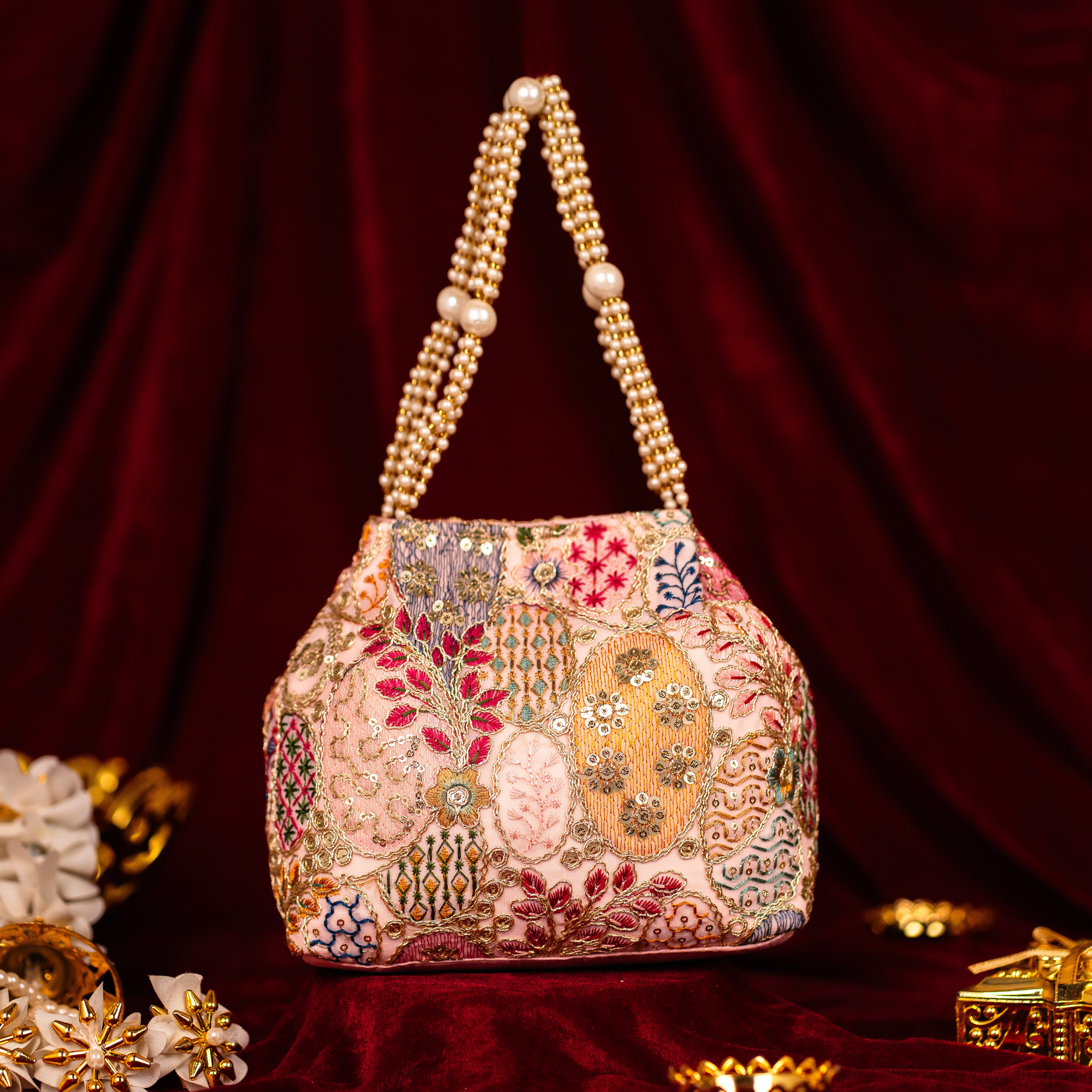 Opulent Pearl Potli
