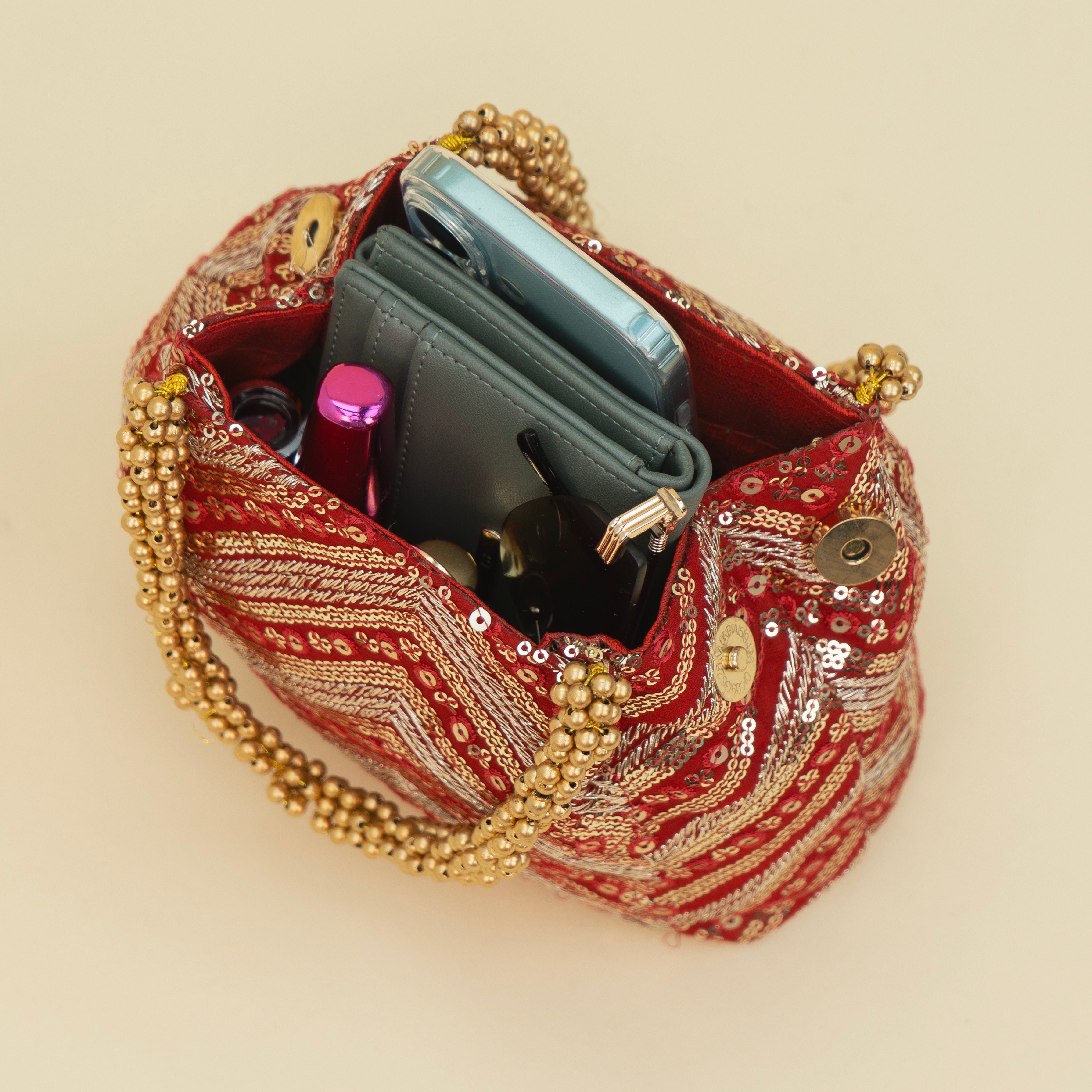 Ornate Bloom Potli