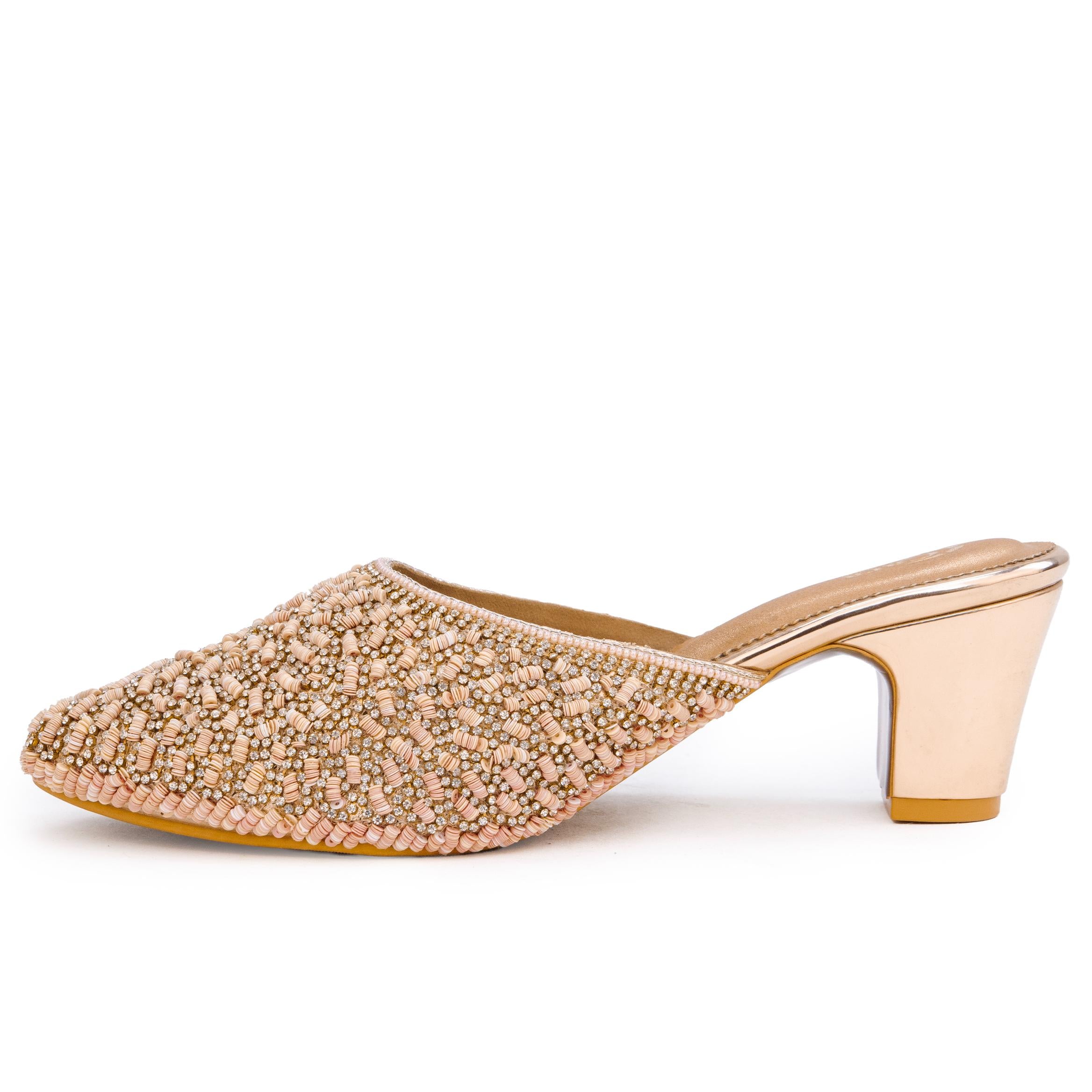 Glitter Raisins Mules