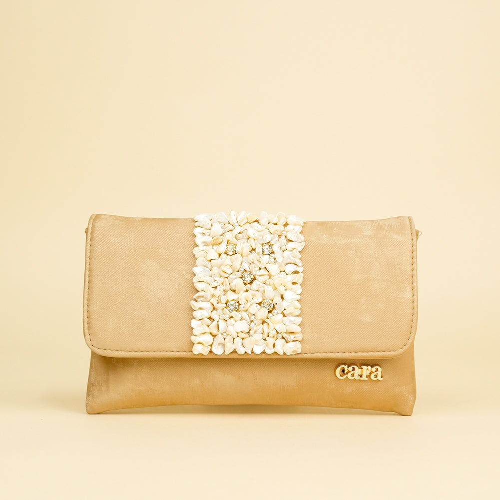 Pearl Bloom Clutch