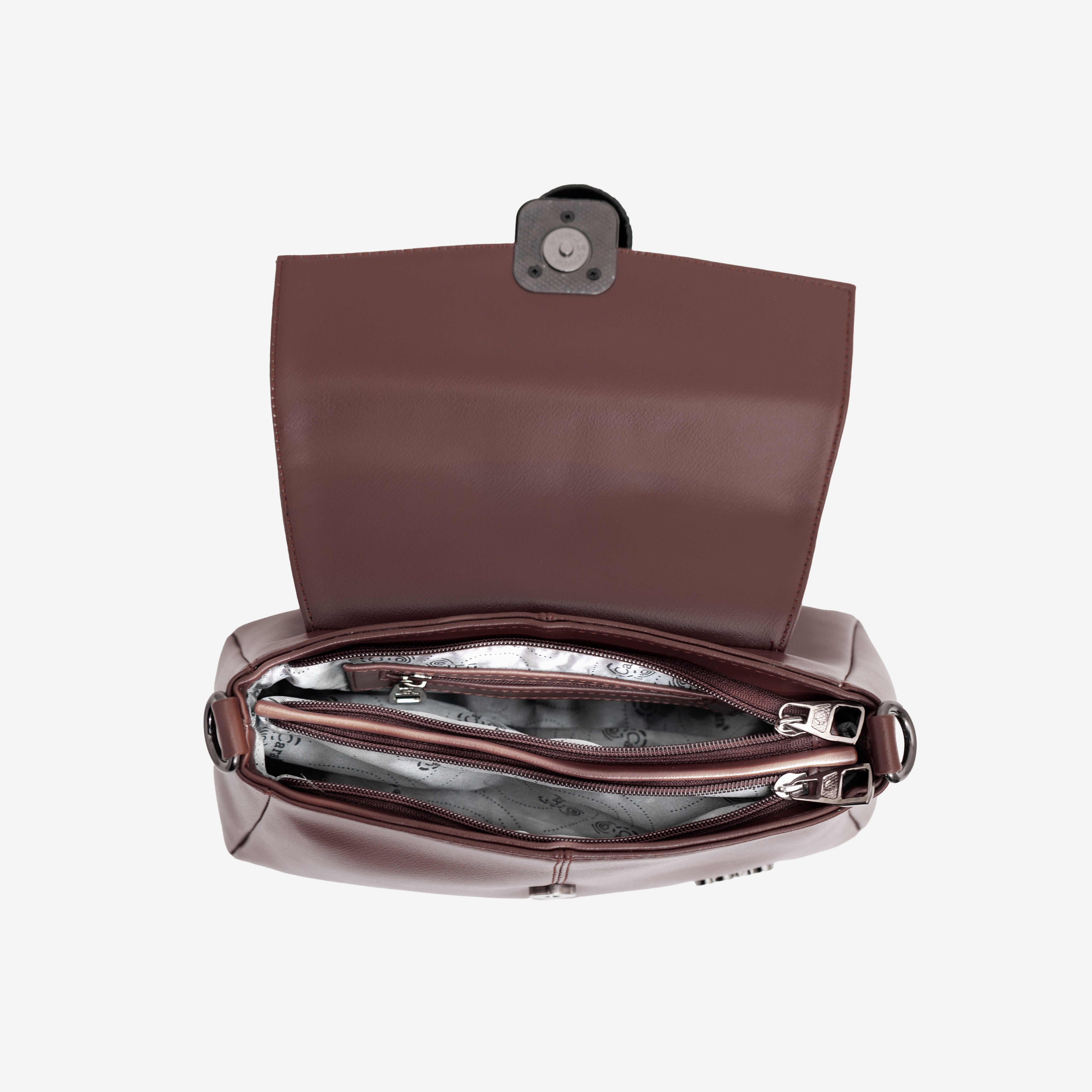 Dark brown Modish carry sling bag | CARA
